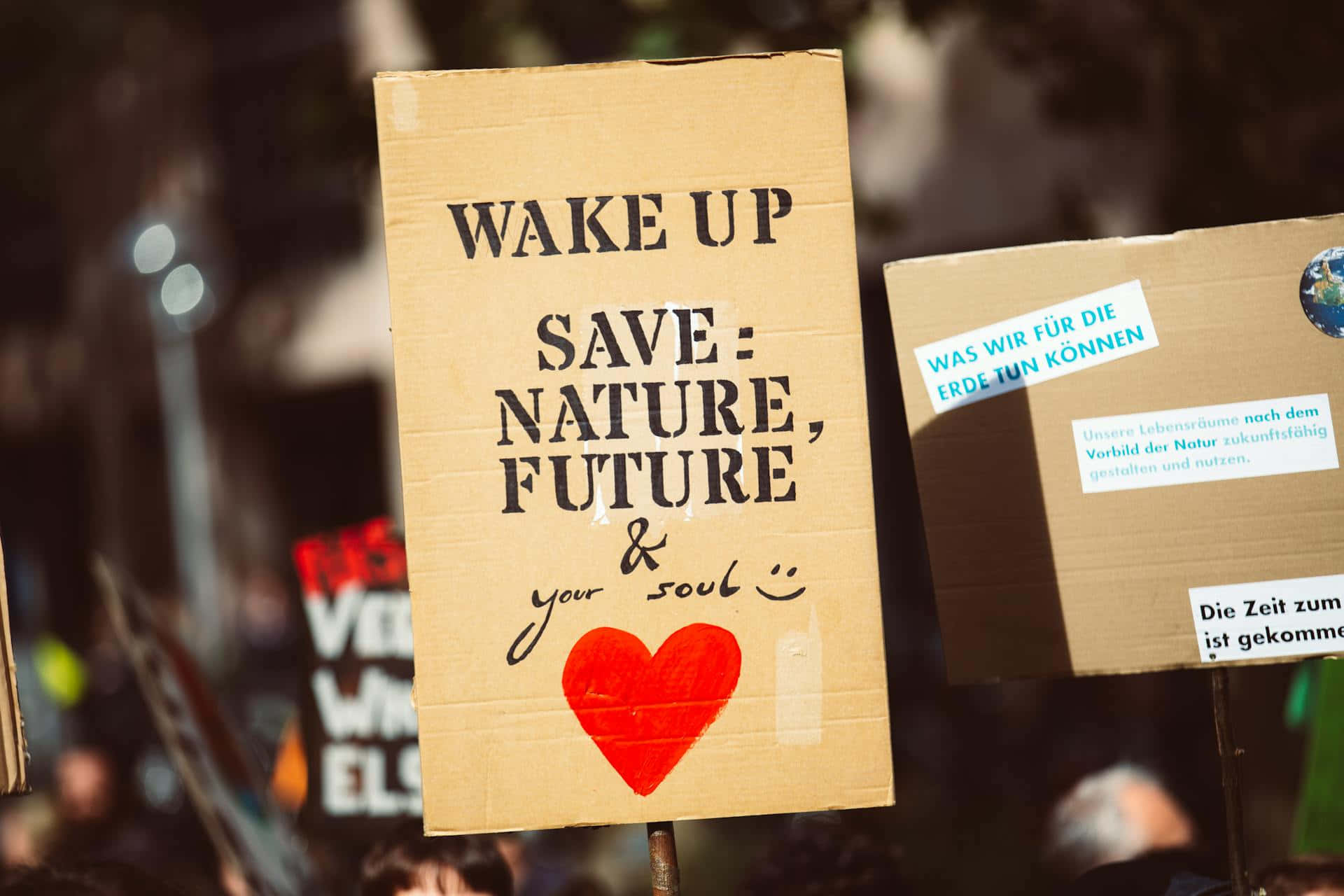 wake up, save nature future, your soul, Full HD Desktop Wallpaper