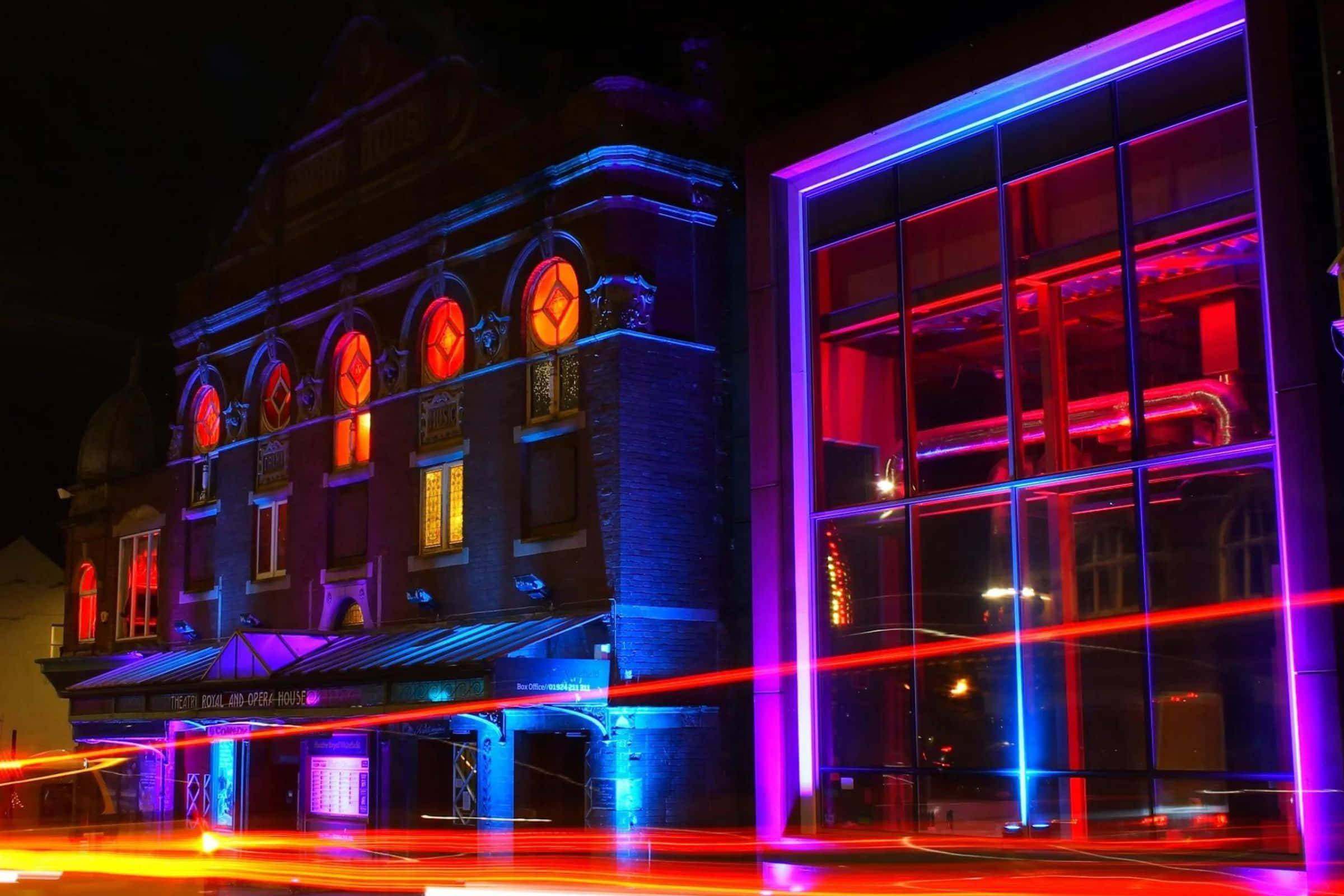 Wakefield, United Kingdom, historic theater building, Full HD Desktop Wallpaper