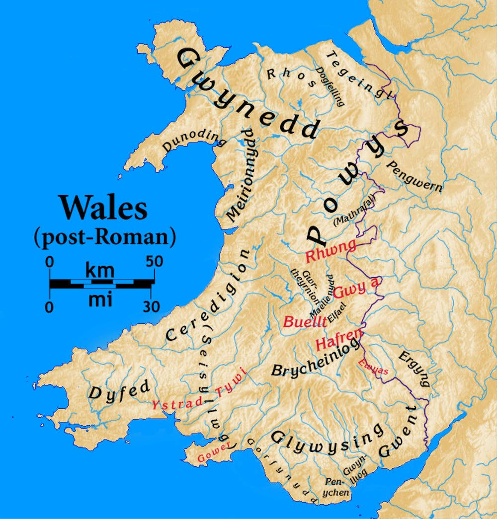 Wales, post-Roman era, ancient kingdoms, SD Phone Wallpaper