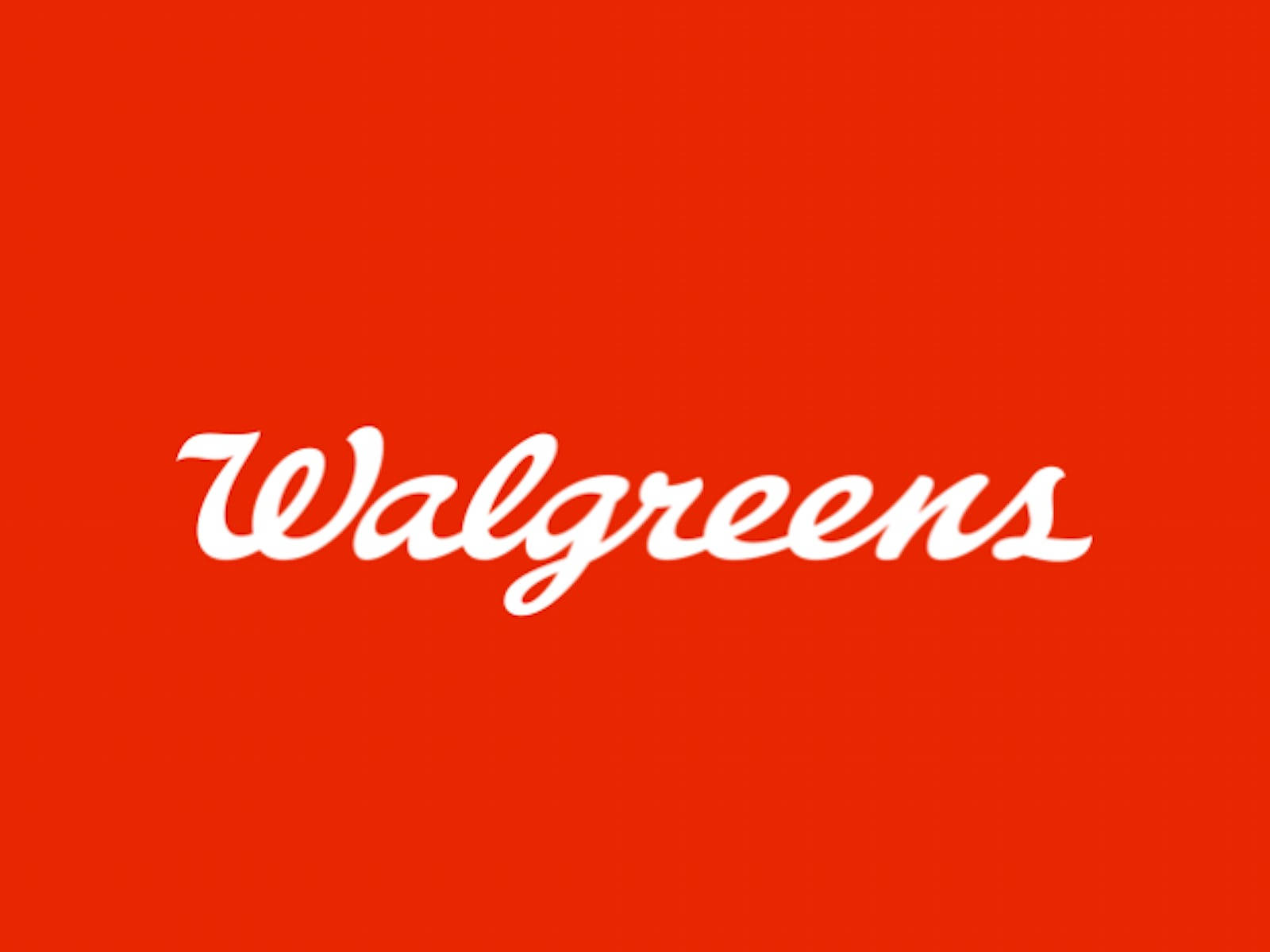 Walgreens, white Walgreens logo, red background, HD Desktop Wallpaper