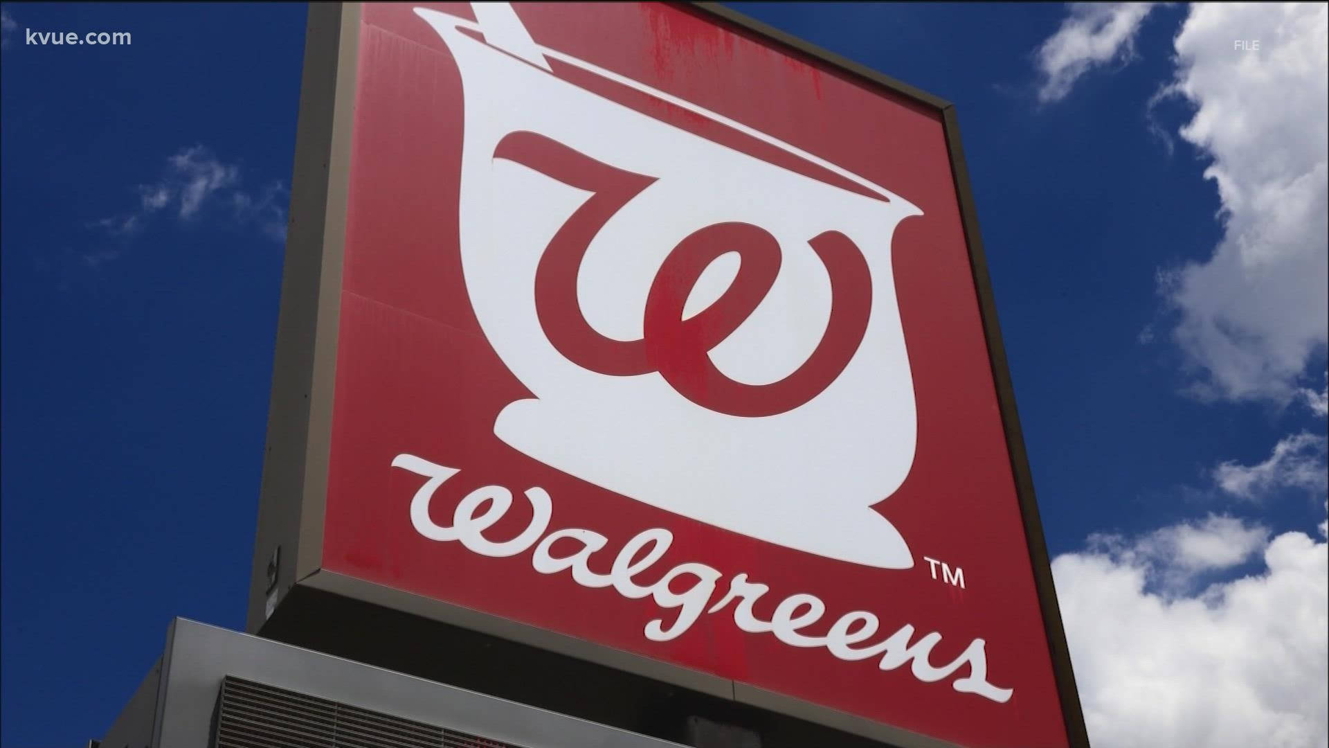 Walgreens, red Walgreens sign, white logo, Full HD Desktop Wallpaper