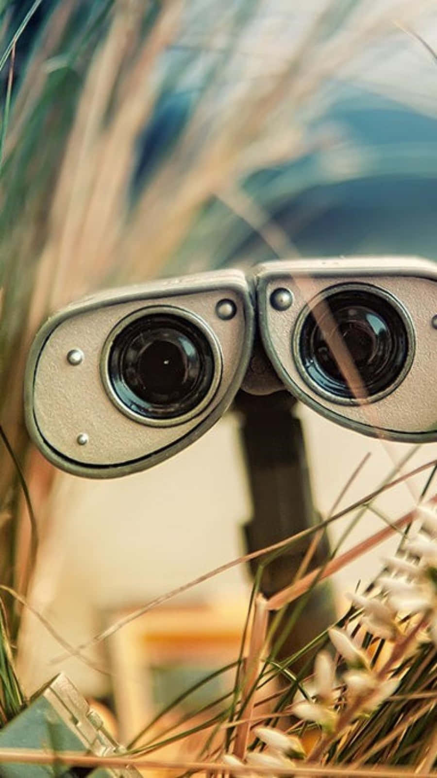 Wall E, iPhone, golden grasses, HD Phone Wallpaper