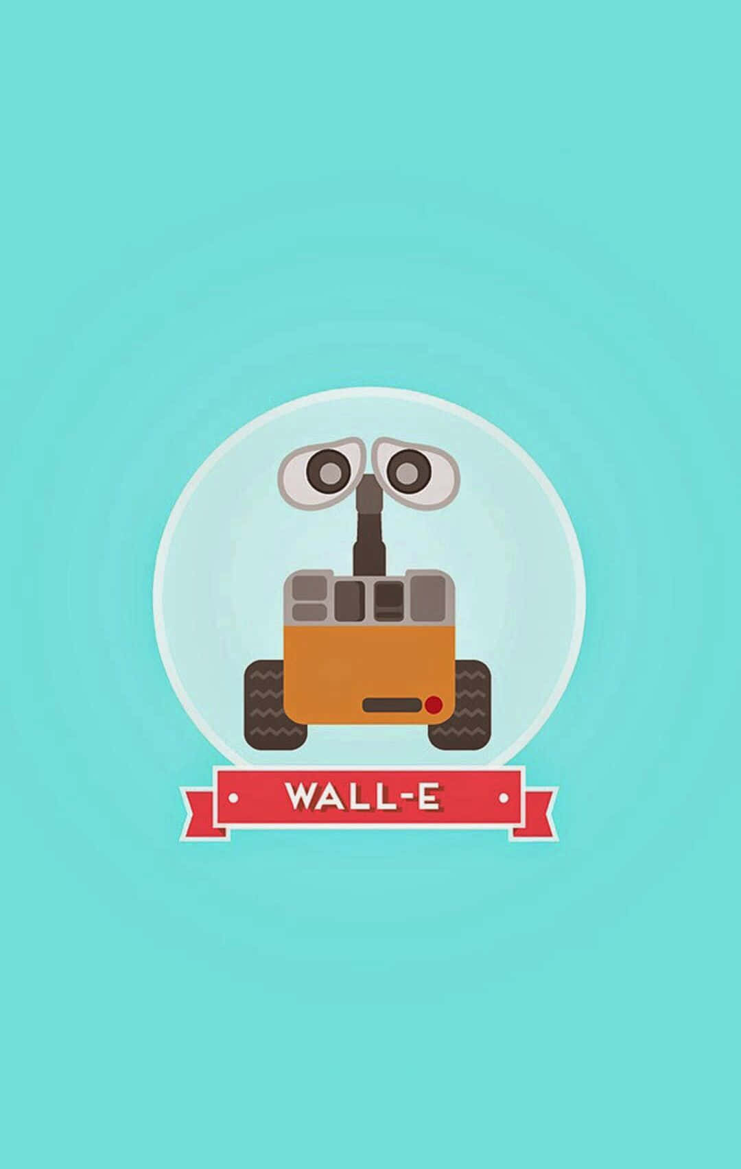 WALL-E, cartoon, big eyes, HD Phone Wallpaper