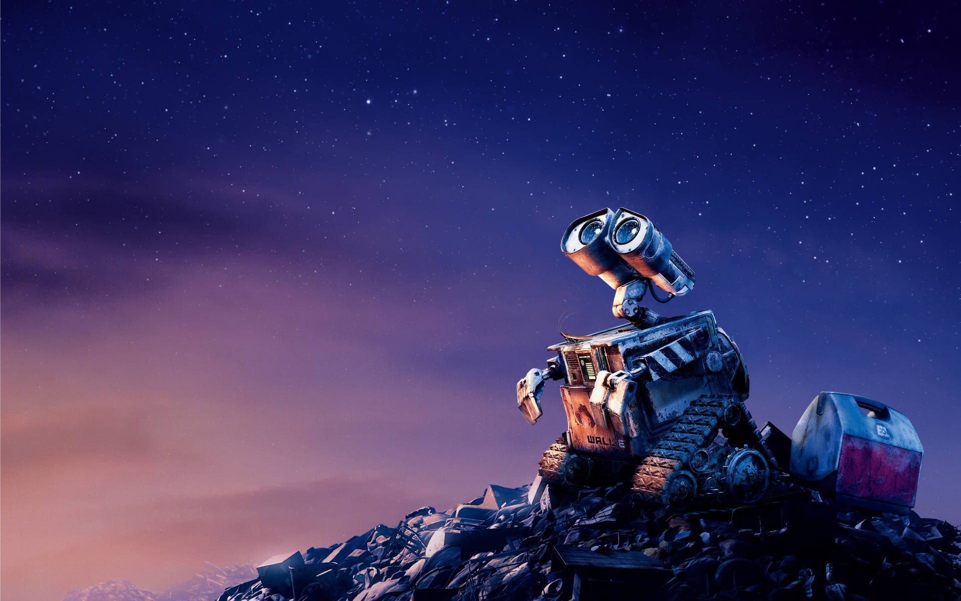 29th century robot, WALL E, trash, Full HD Desktop Wallpaper