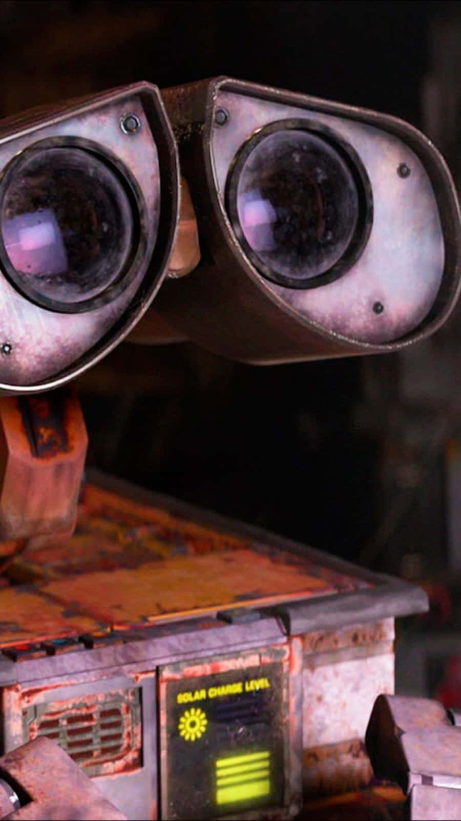 Wall E, iPhone, rusty binocular eyes, HD Phone Wallpaper
