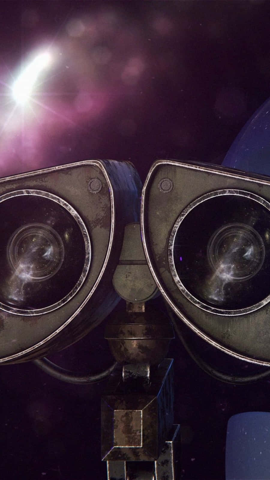 Wall E, iPhone, metallic binoculars, HD Phone Wallpaper