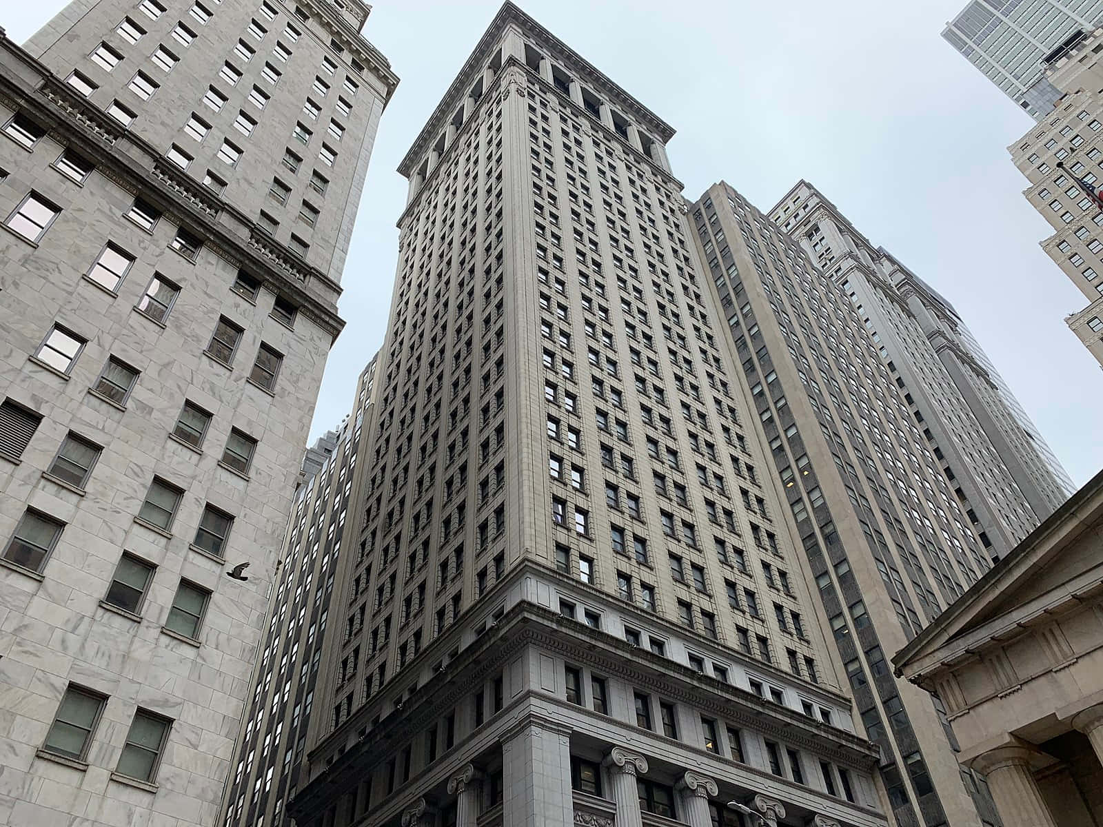 Wall Street, tall building, stone skyscrapers, HD Desktop Wallpaper
