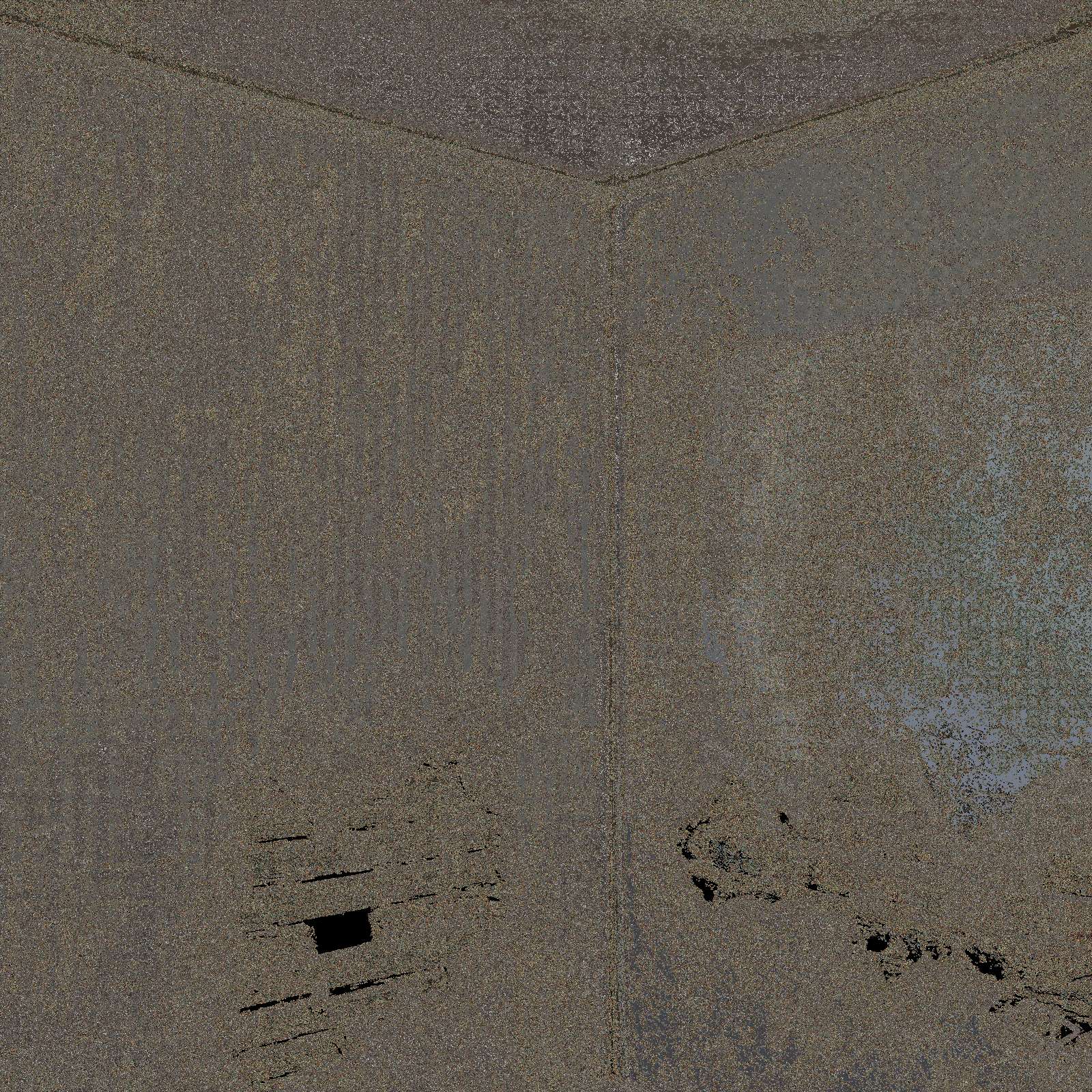 weathered concrete corner, peeling paint, textured grain, HD Desktop Wallpaper