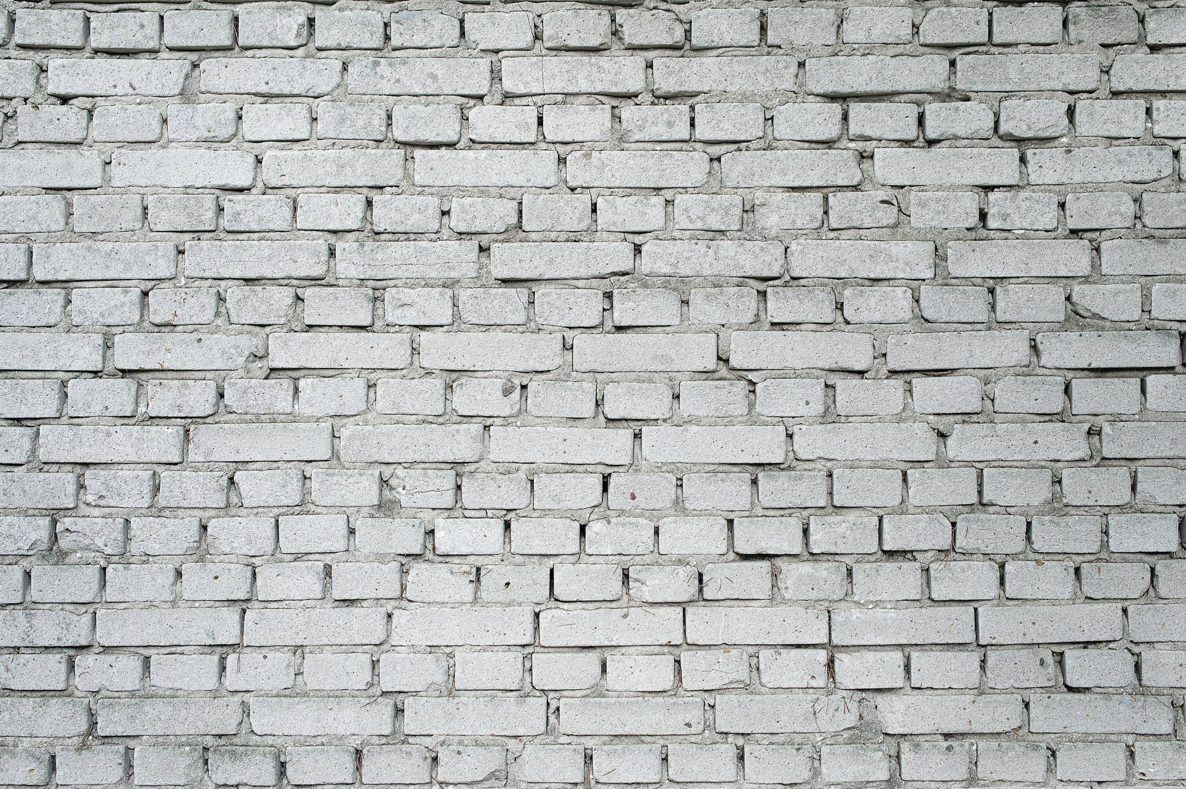 white English brick wall, weathered, mortar lines, Full HD Desktop Wallpaper