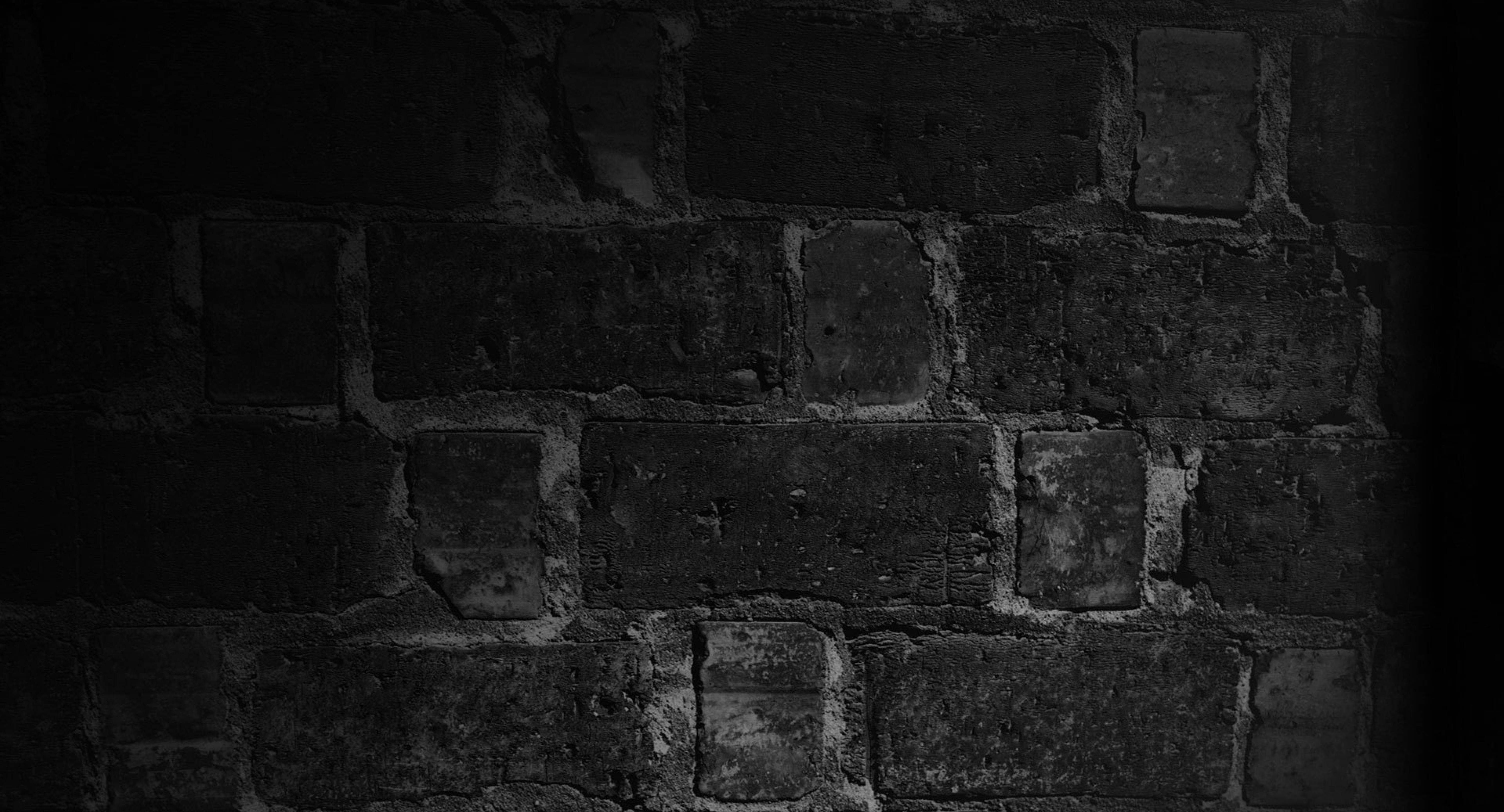 4K Ultra HD, black brick wall, aged brick wall, 5K Desktop Wallpaper
