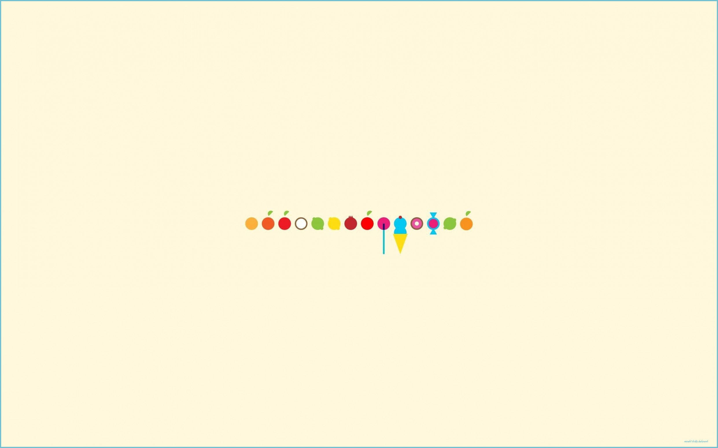 Walt Disney World, colorful candy icons, minimalist, Full HD Desktop Wallpaper