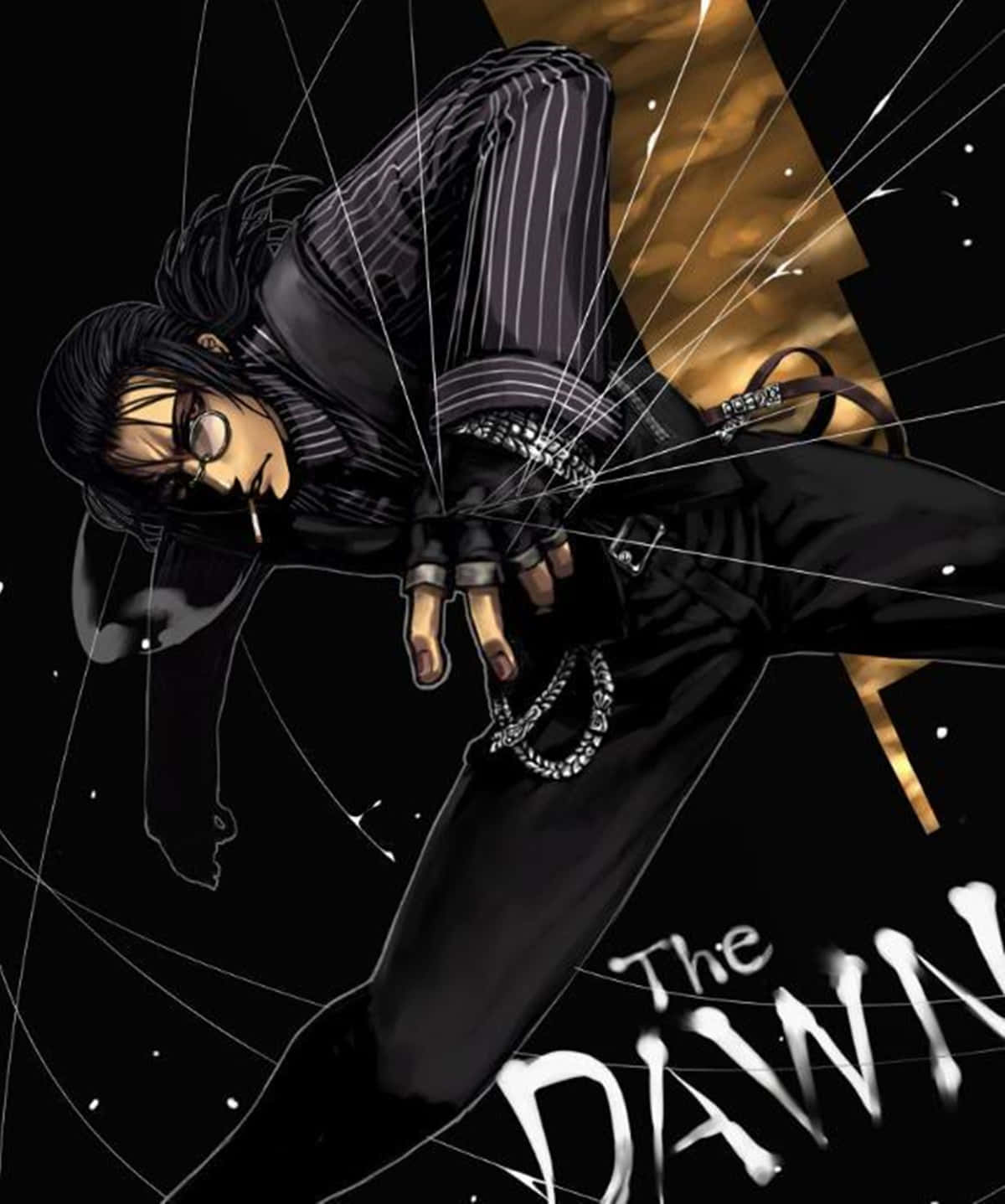 Walter C Dornez, black pinstripe suit, glasses, HD Phone Wallpaper