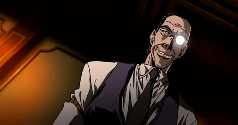 Walter C Dornez, full combat mode, glowing white eye, SD Desktop Wallpaper