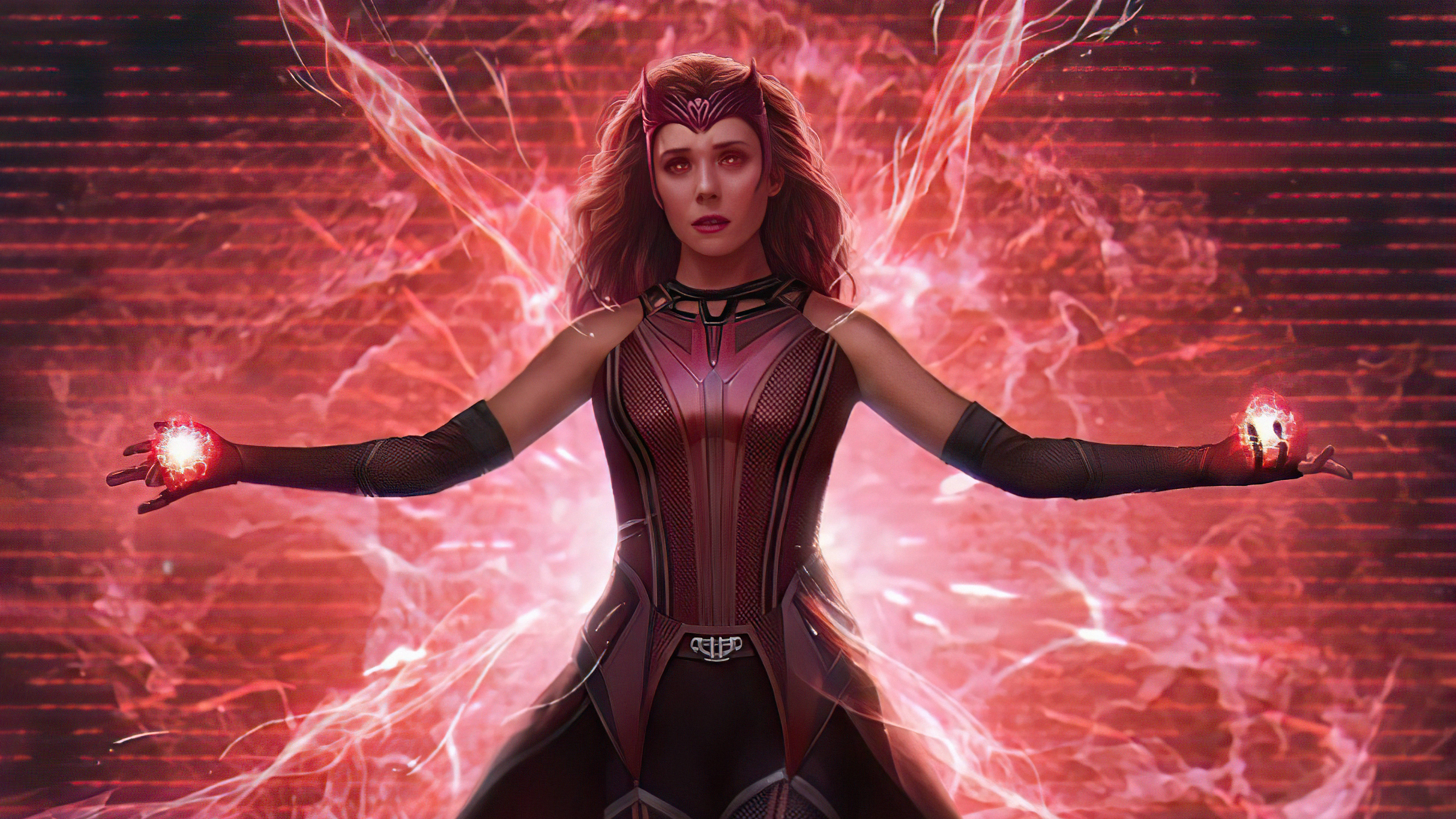 Wanda, telepathy, telekinesis, 5K Desktop Wallpaper