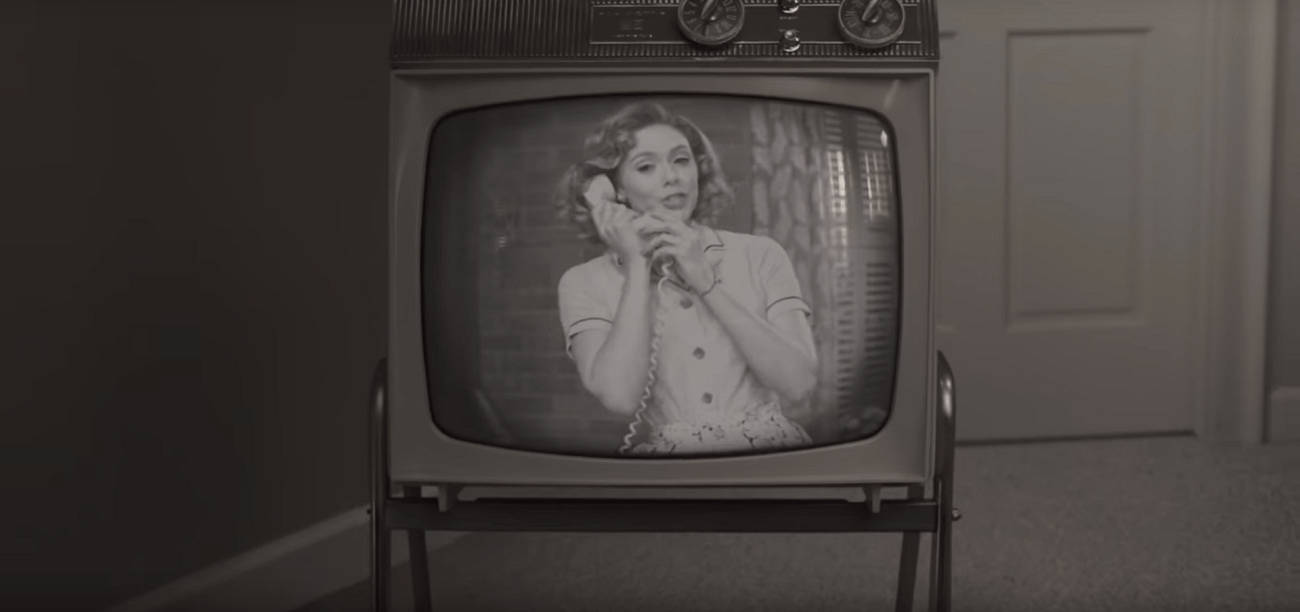 Wandavision, classic vintage television, 1950s dress, HD Desktop Wallpaper