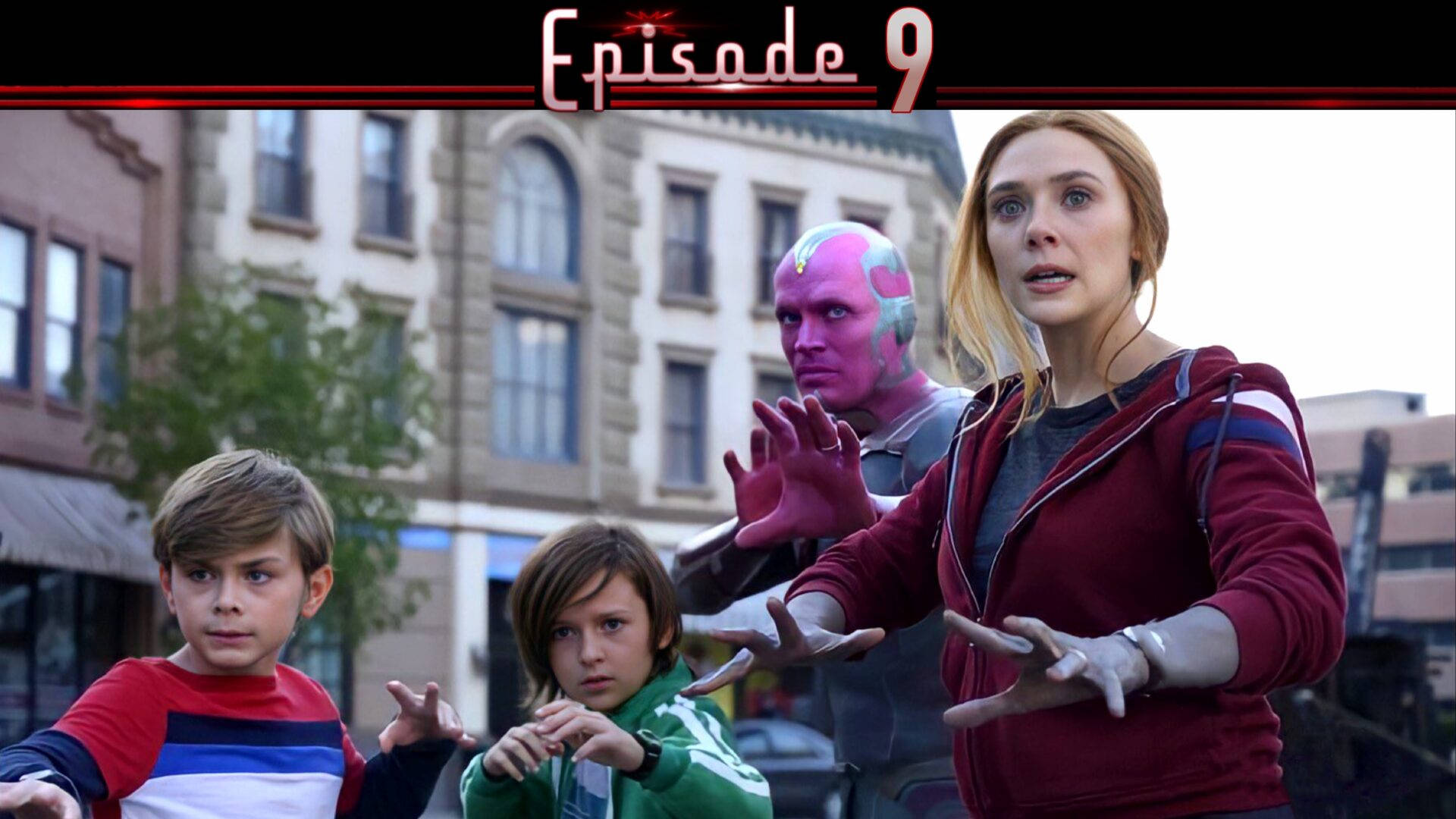 WandaVision, episode 9, pink-skinned superhero, Full HD Desktop Wallpaper
