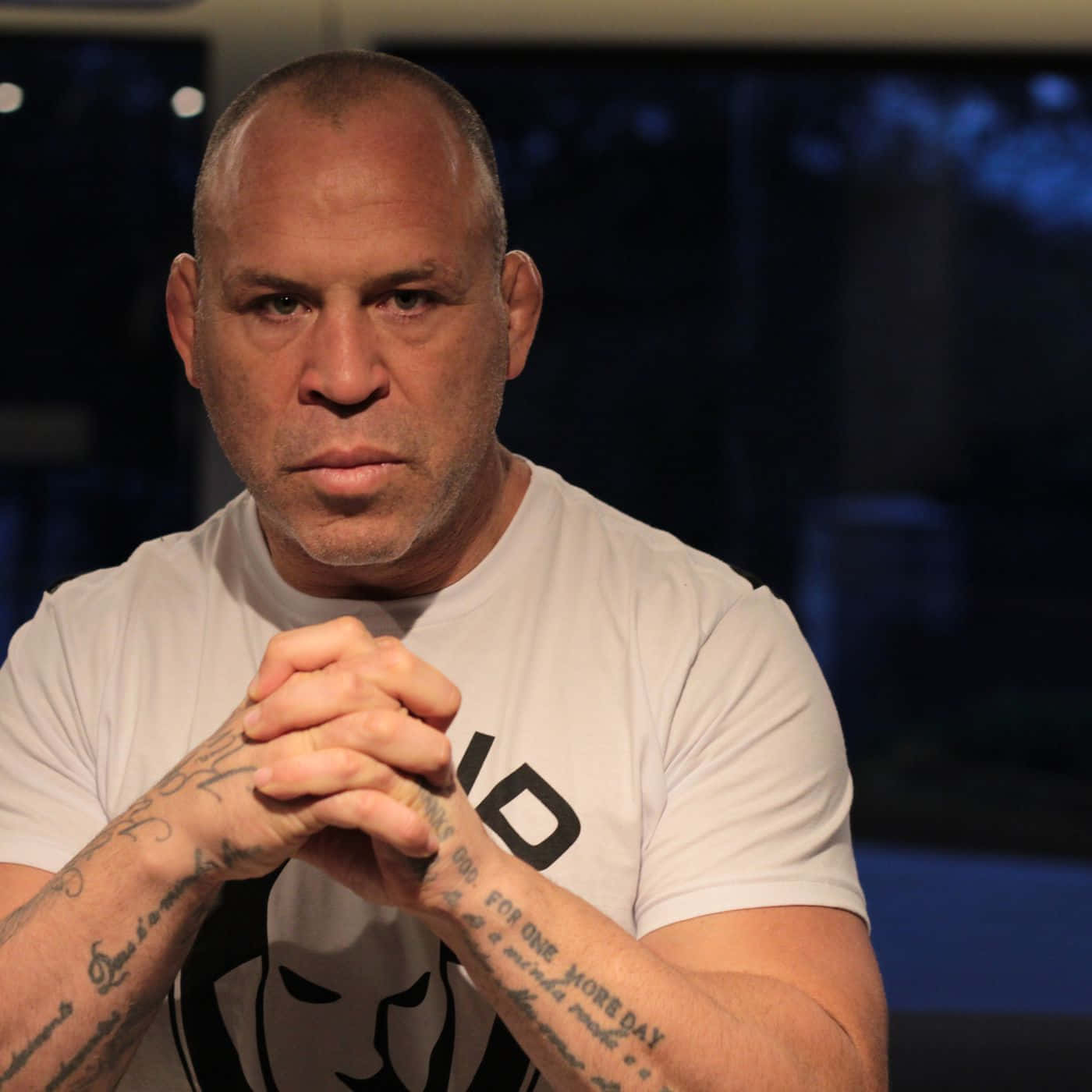 Wanderlei Silva, bald man, tattooed arms, HD Desktop Wallpaper