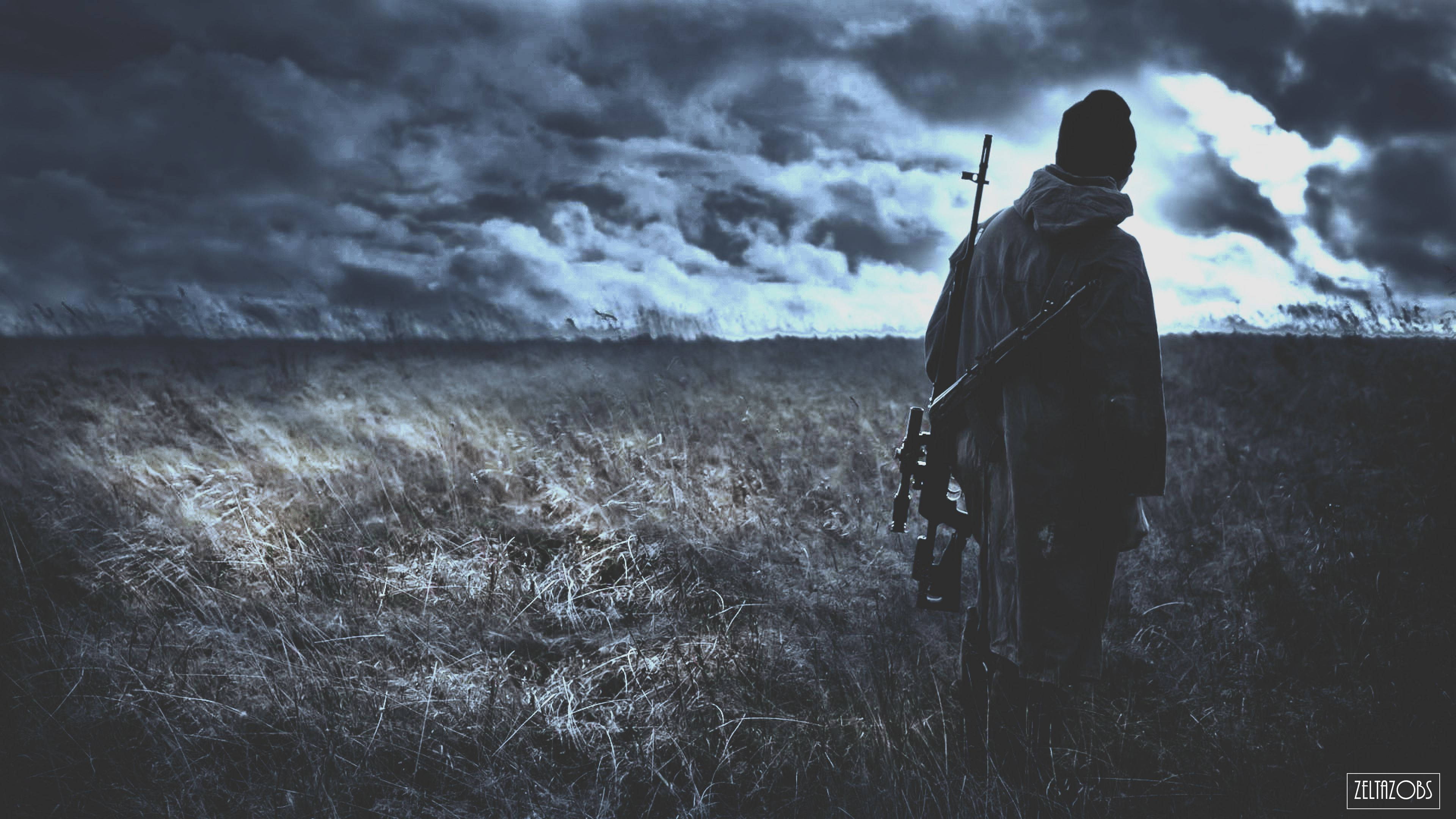 sniper, war zone, lone soldier, 4K Desktop Wallpaper
