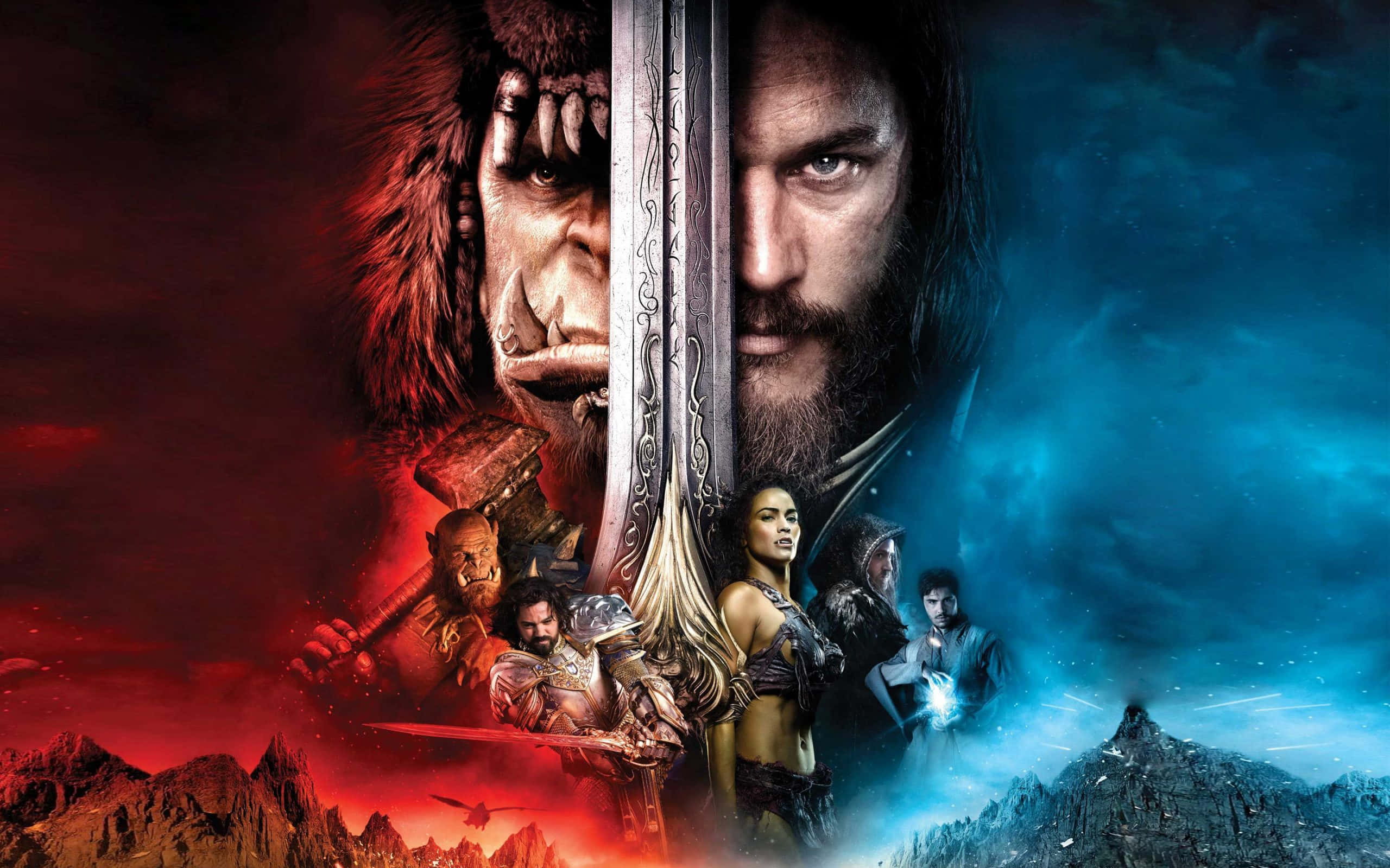Warcraft 2, sword, orc, 2K Desktop Wallpaper