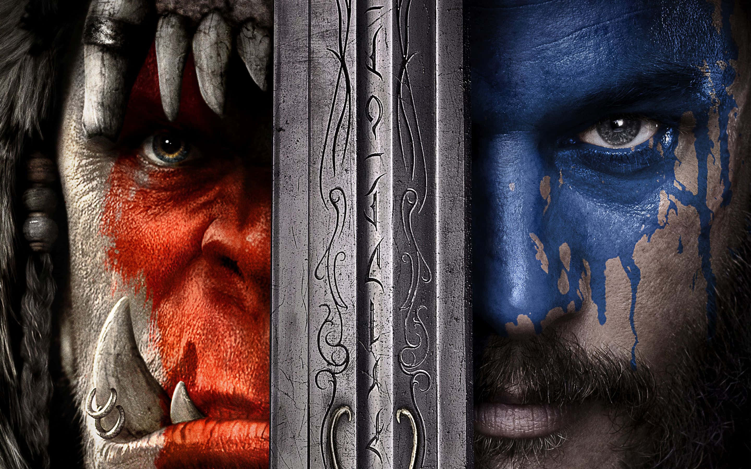 Warcraft Movie, epic battle scene, fantasy warriors, 2K Desktop Wallpaper