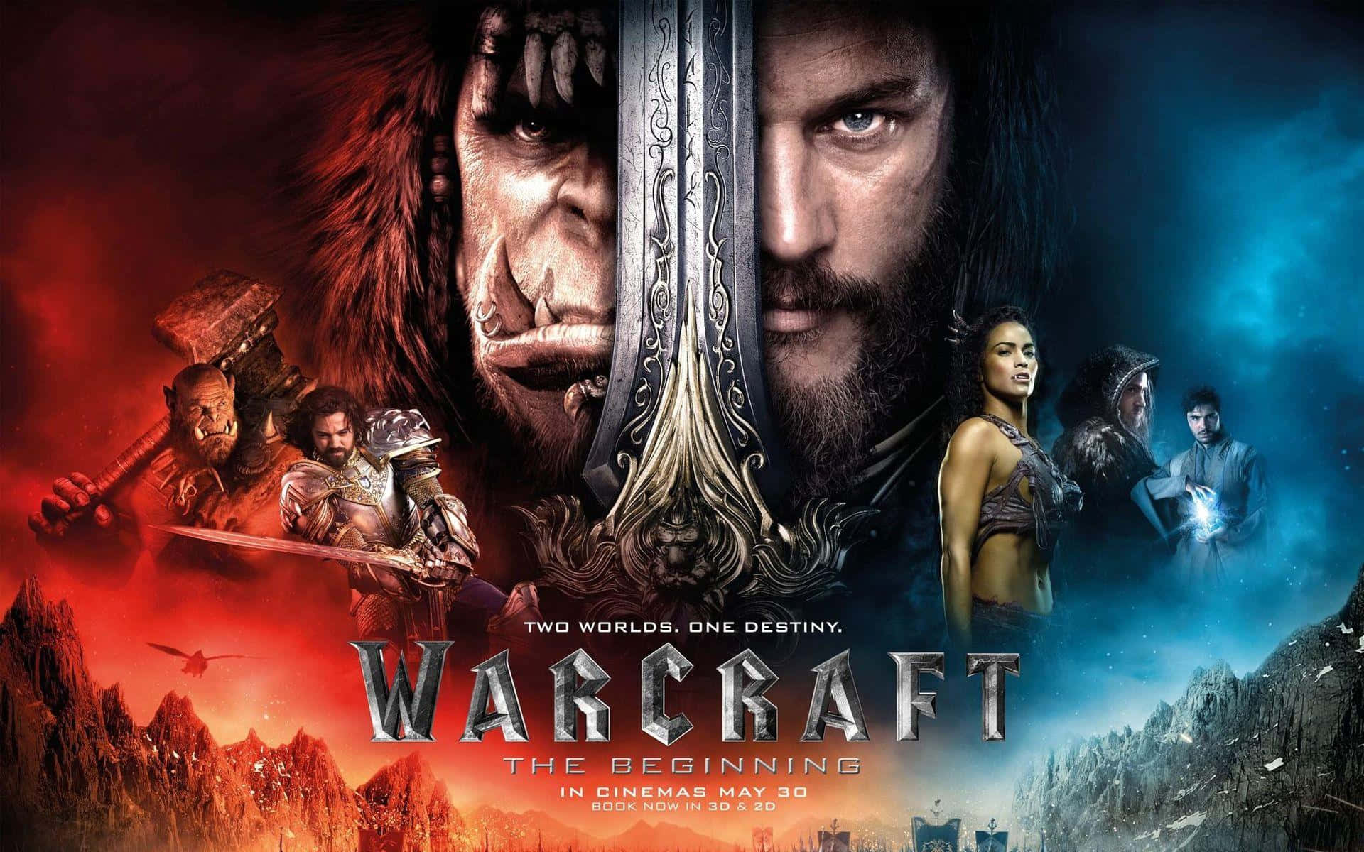 Warcraft Movie, orc, human warrior, Full HD Desktop Wallpaper