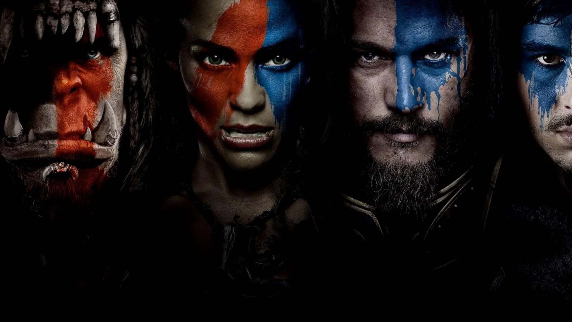 Warcraft Movie, epic battle scene, fantasy warriors, Full HD Desktop Wallpaper