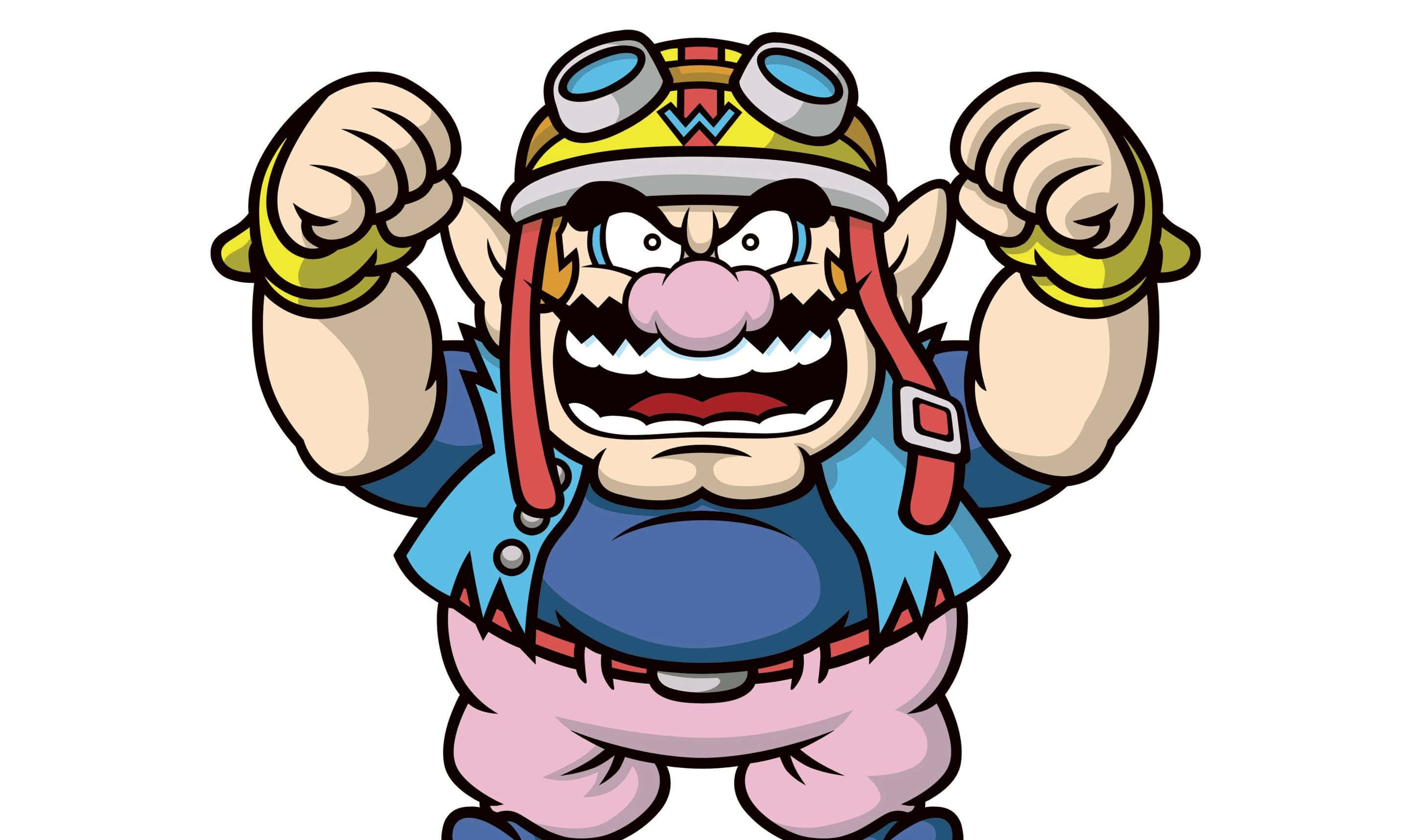 Wario, plumber, goggles, 2K Desktop Wallpaper