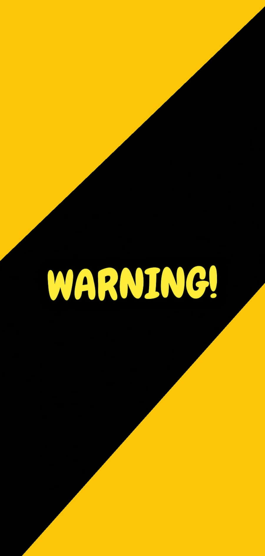 Warning, yellow, black, HD Phone Wallpaper