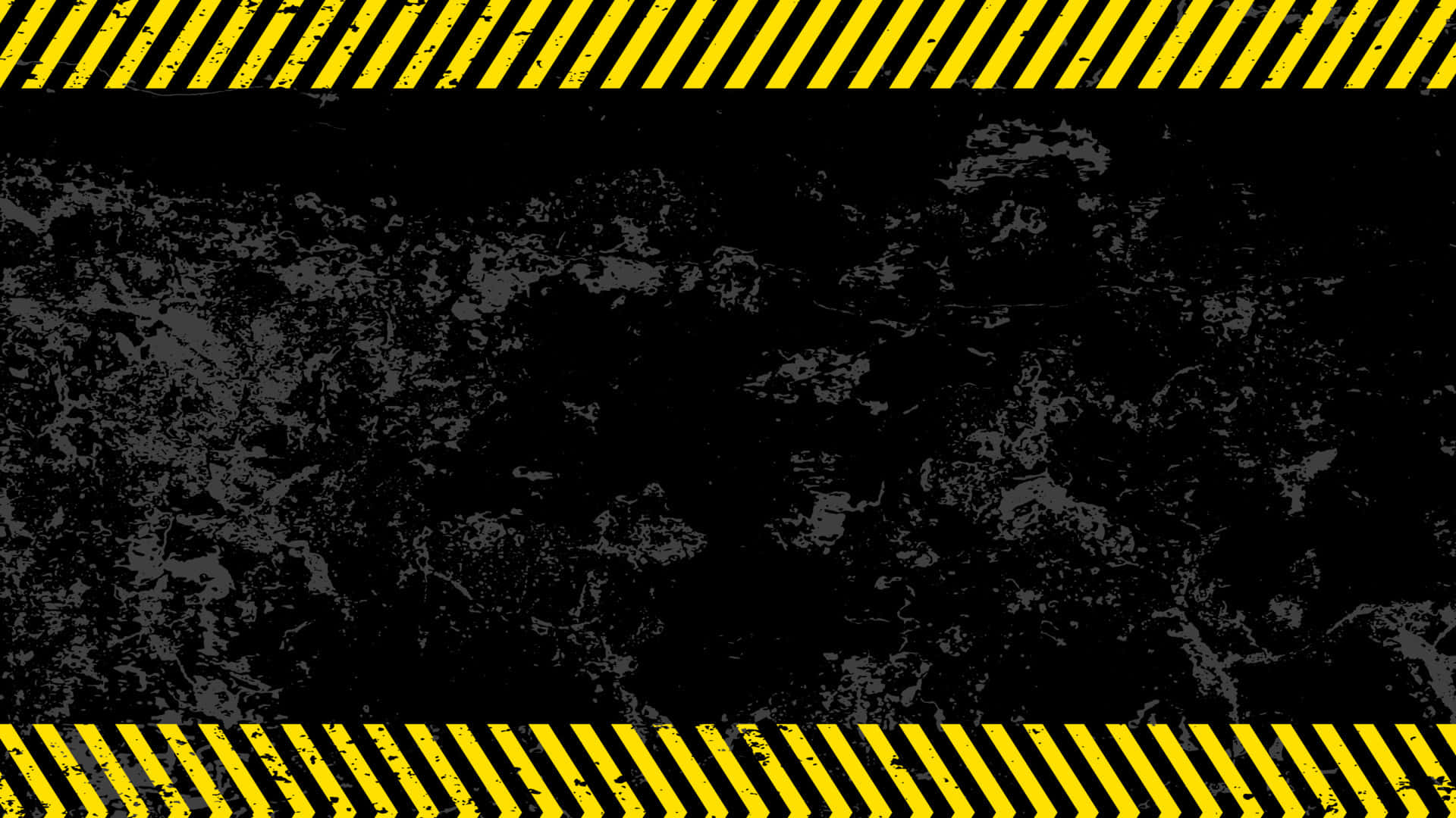 Important Warning Sign, black textured background, bold yellow and black diagonal hazard stripes, Full HD Desktop Wallpaper
