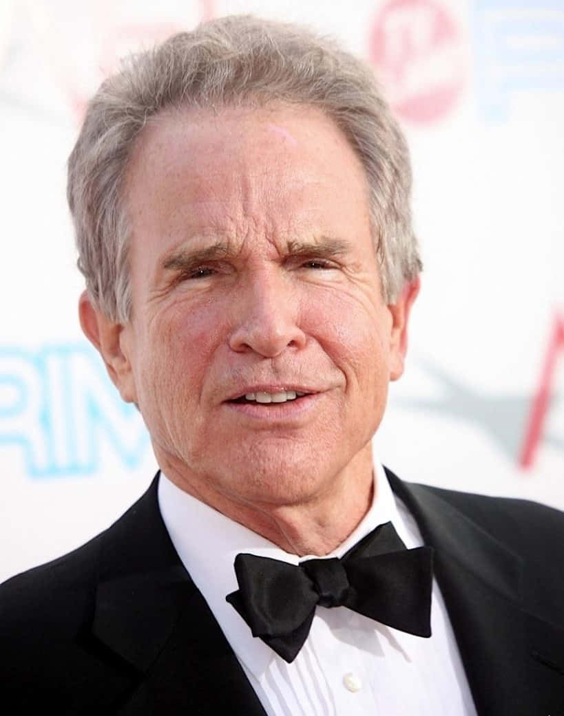 Warren Beatty, black tuxedo, bow tie, SD Phone Wallpaper