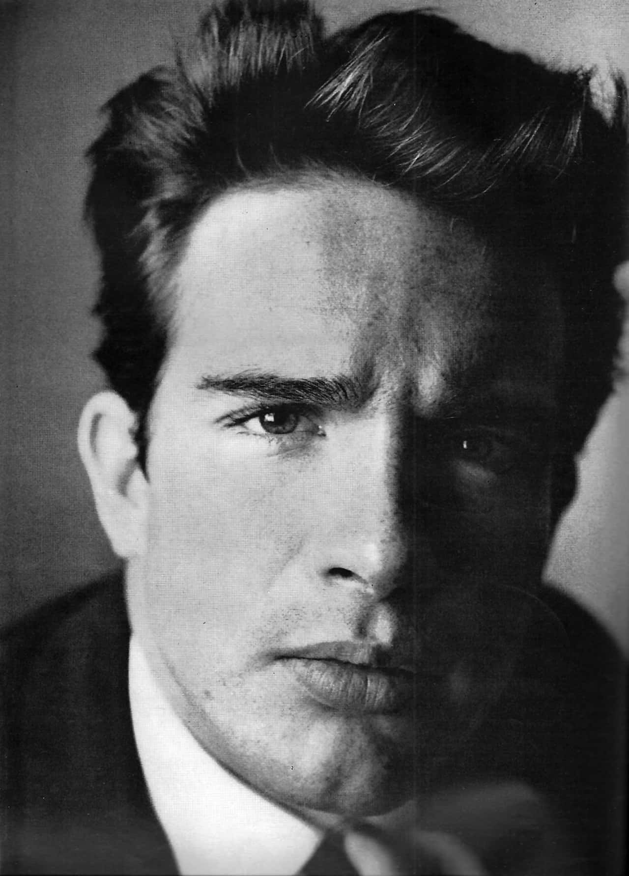 Warren Beatty, black and white, close-up portrait, HD Phone Wallpaper