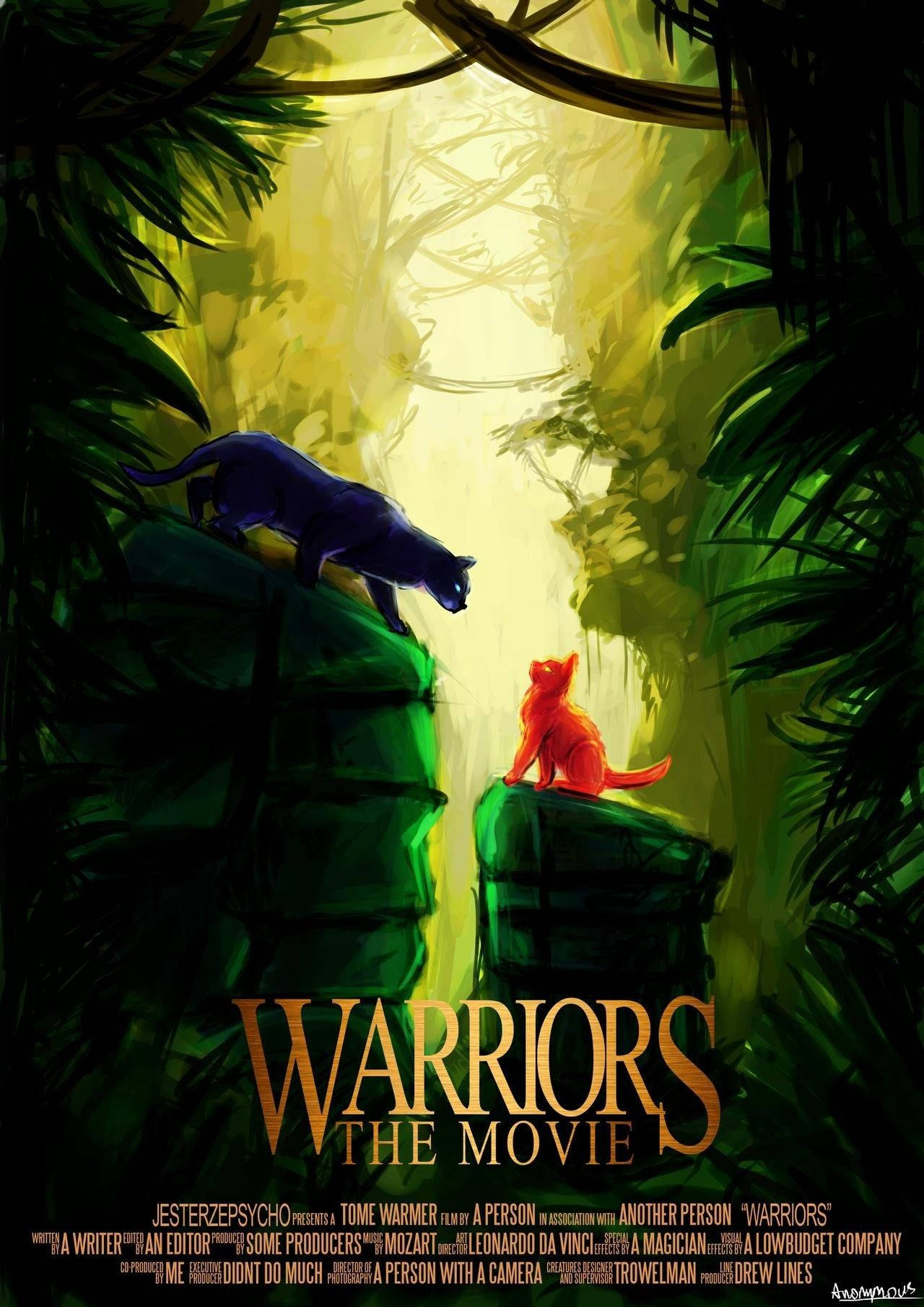 Warrior Cats, black and orange, stylized cats, HD Phone Wallpaper