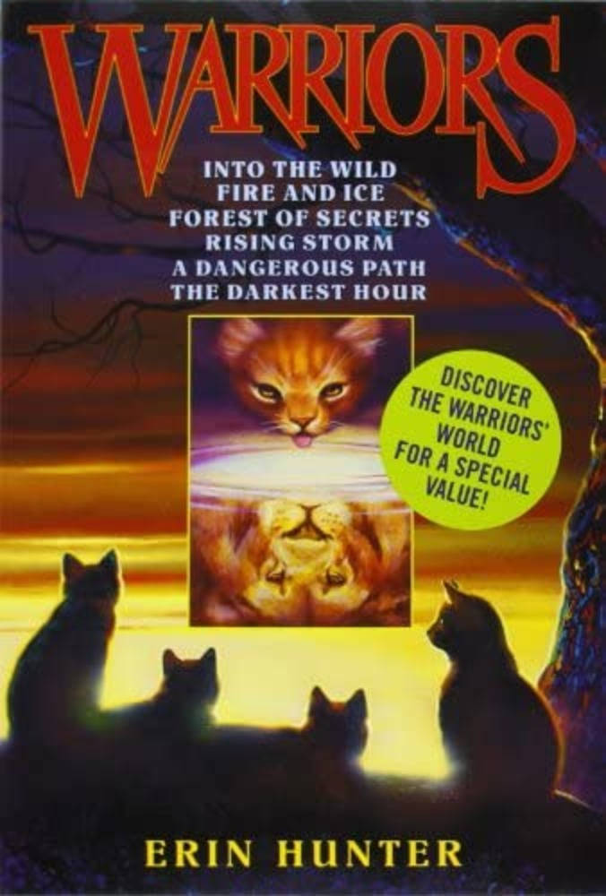 Warrior Cats, cat's face, water, SD Phone Wallpaper
