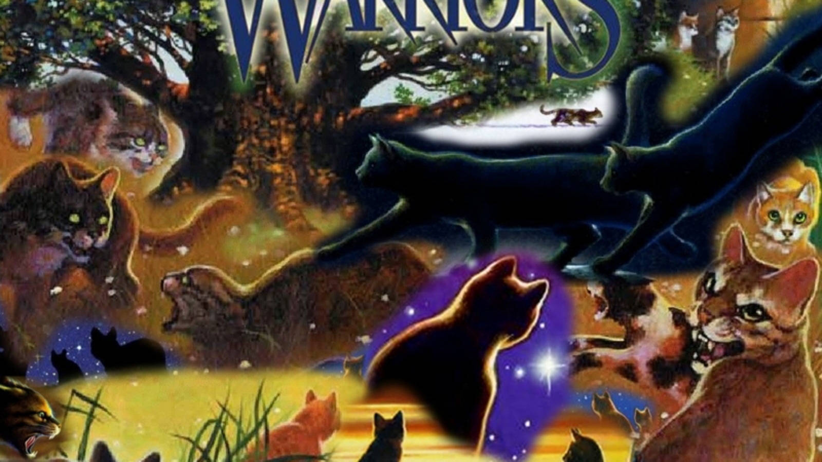 Warrior Cats, 1600 x 900, mystical forest, HD Desktop Wallpaper