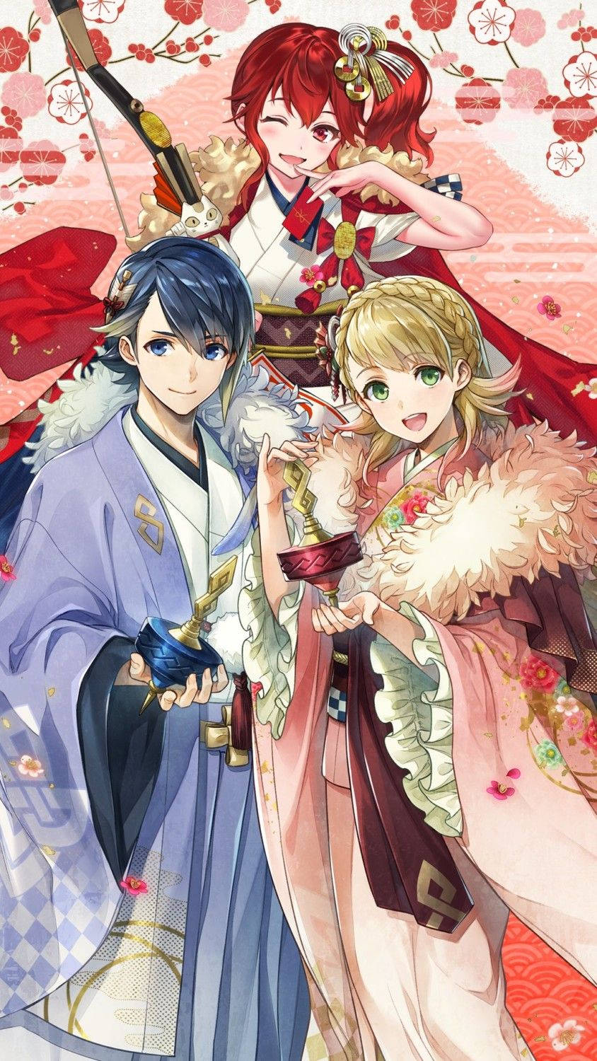 Fire Emblem Warriors, festival outfits, traditional Japanese attire, HD Phone Wallpaper