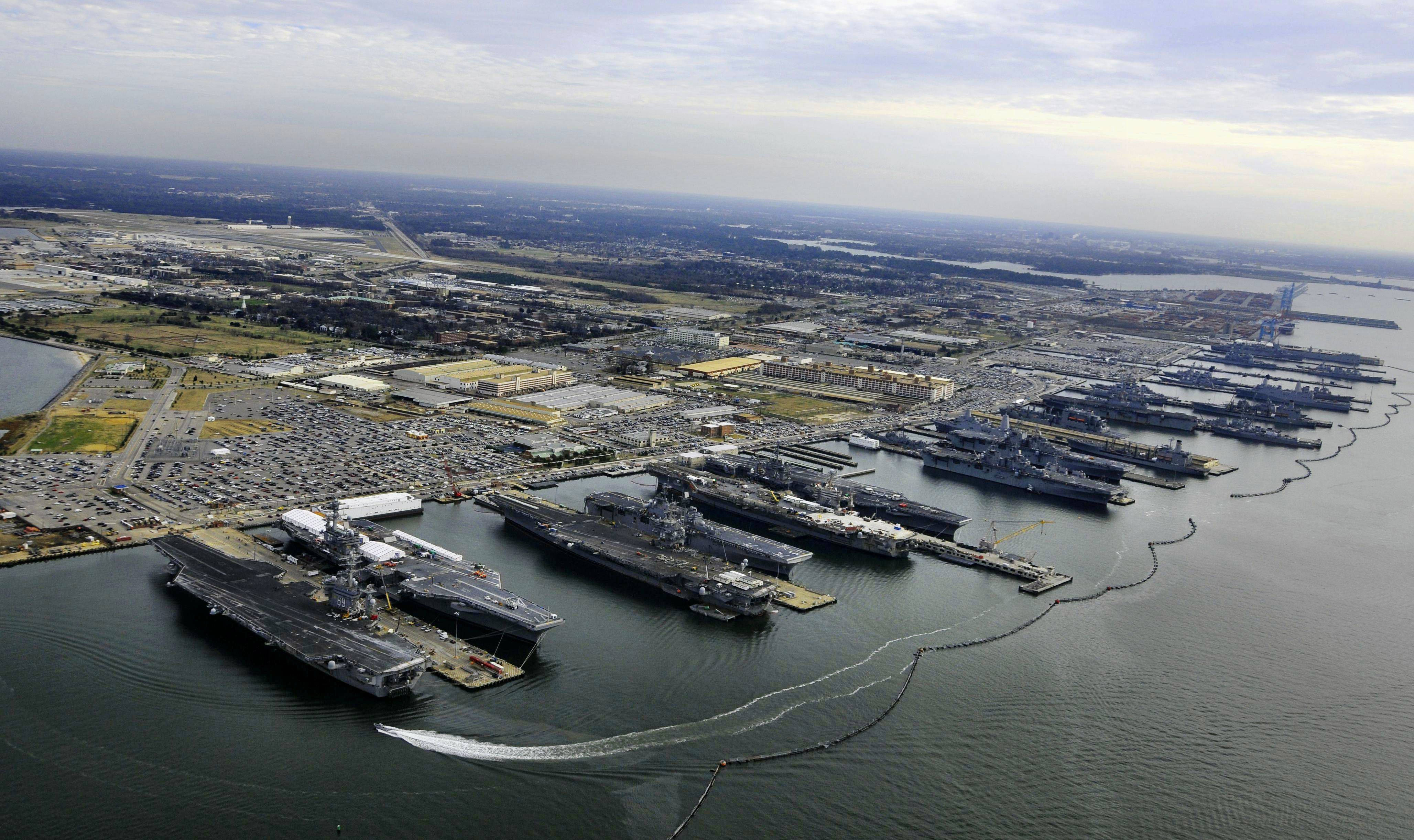 Warship, naval fleet, aircraft carriers, 4K Desktop Wallpaper