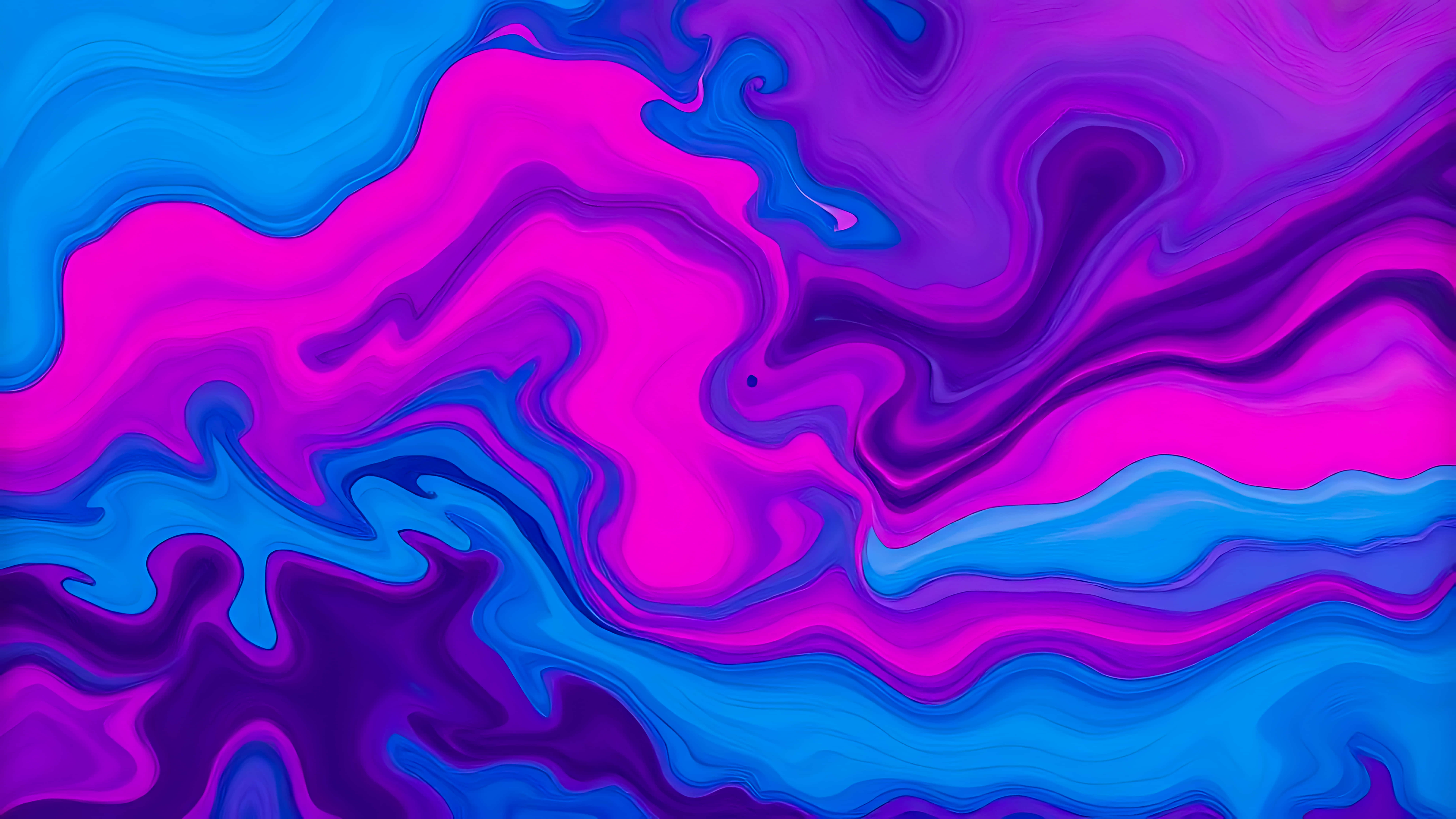 electric blue, hot pink, vibrant swirling patterns, 8K Desktop Wallpaper