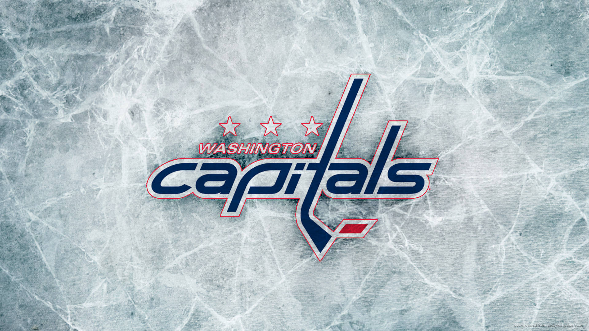 Washington Capitals, logo, ice rink, Full HD Desktop Wallpaper