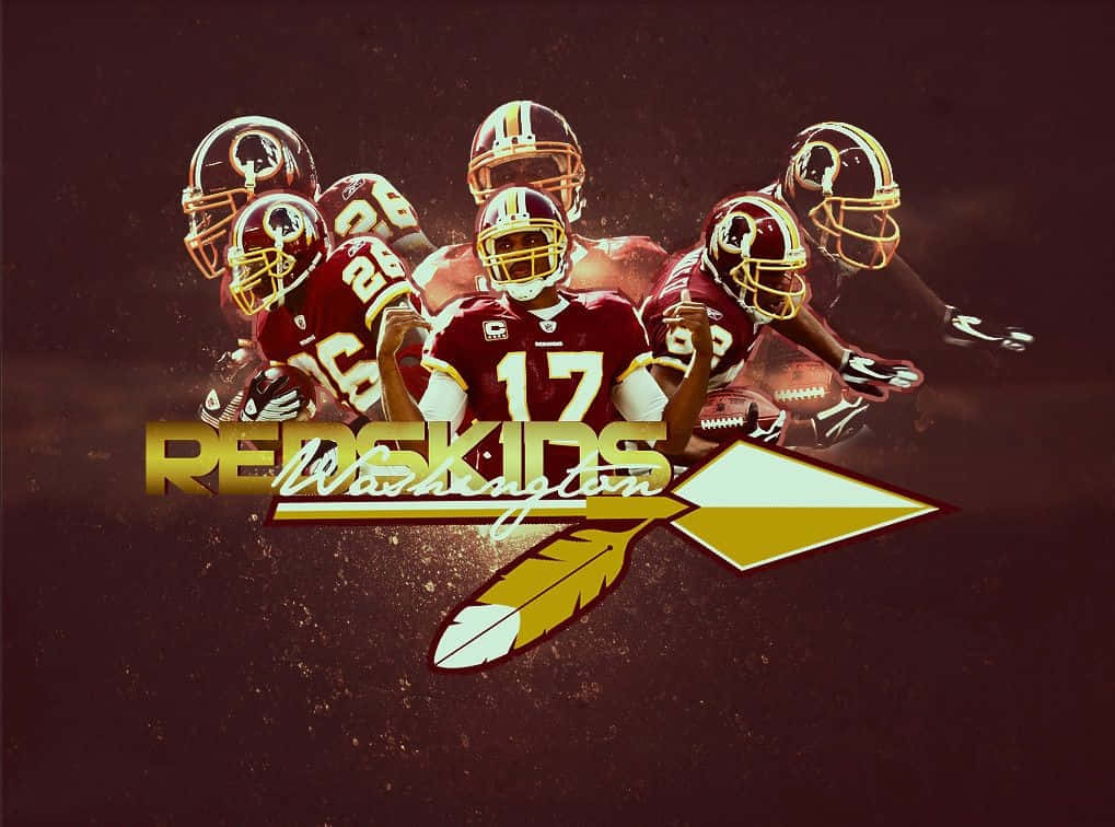 Washington Redskins, maroon uniforms, Redskins logo, SD Desktop Wallpaper