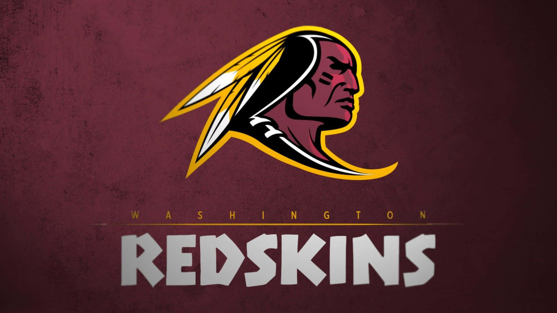 Washington Redskins, maroon, yellow, Full HD Desktop Wallpaper