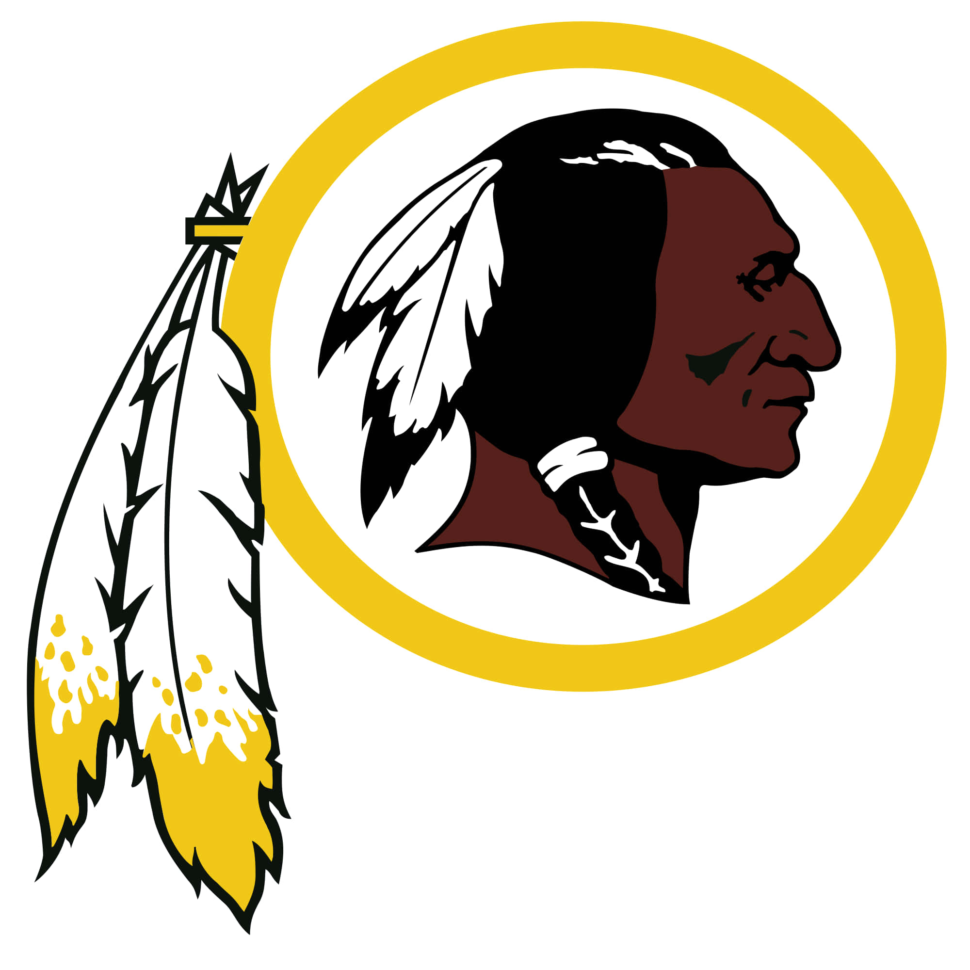 Washington Redskins, Native American, feathers, Full HD Desktop Wallpaper
