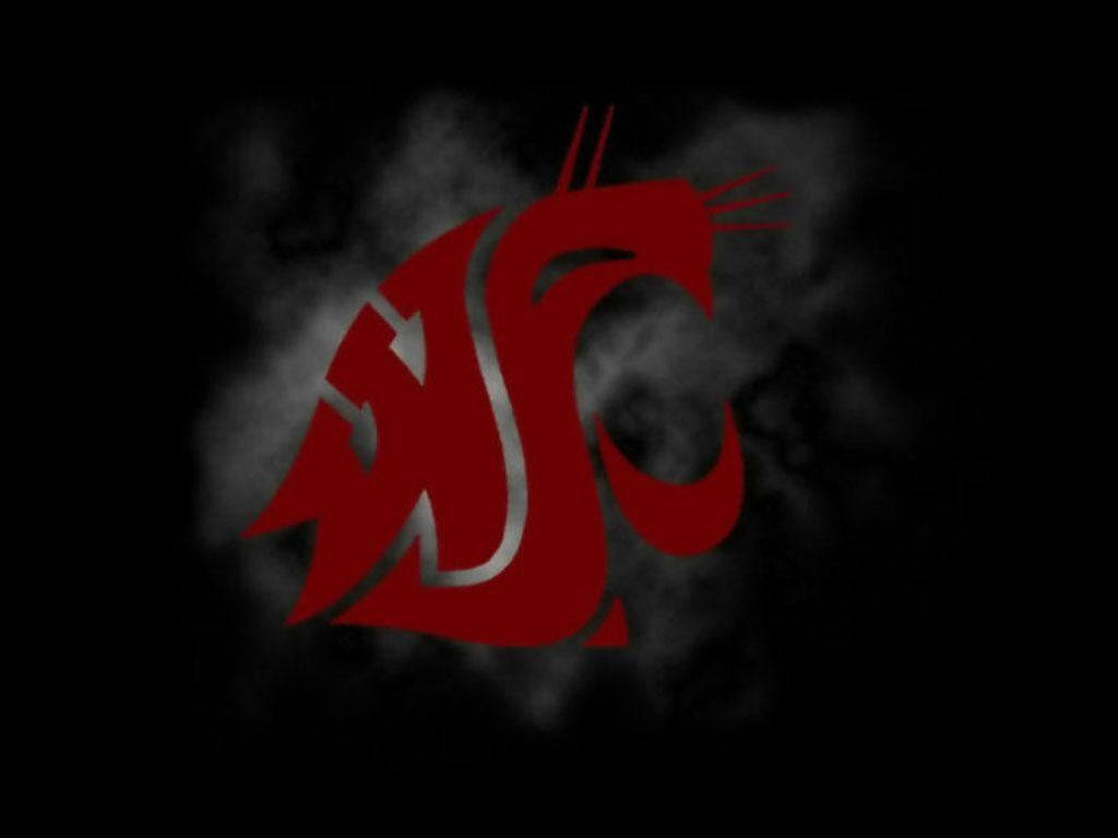 Washington State University, red, dragon logo, SD Desktop Wallpaper