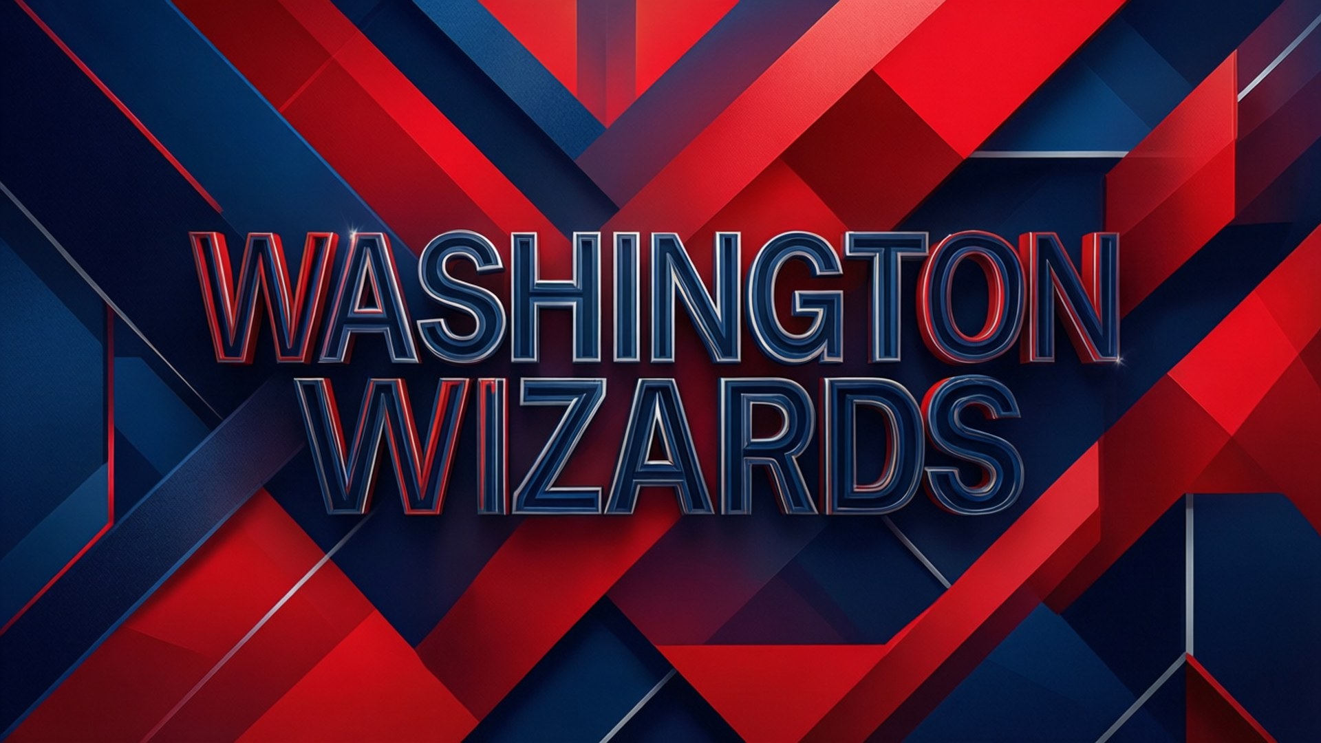 Washington Wizards, red, blue, Full HD Desktop Wallpaper