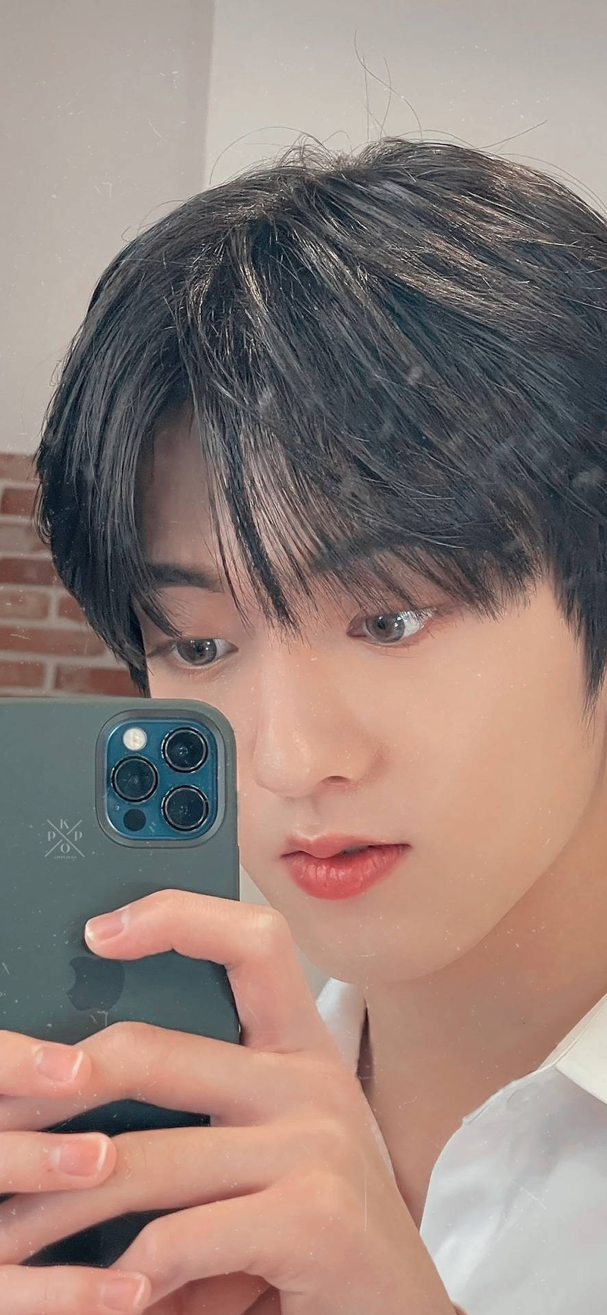 Watanabe Haruto, mirror selfie, smartphone, Full HD Phone Wallpaper