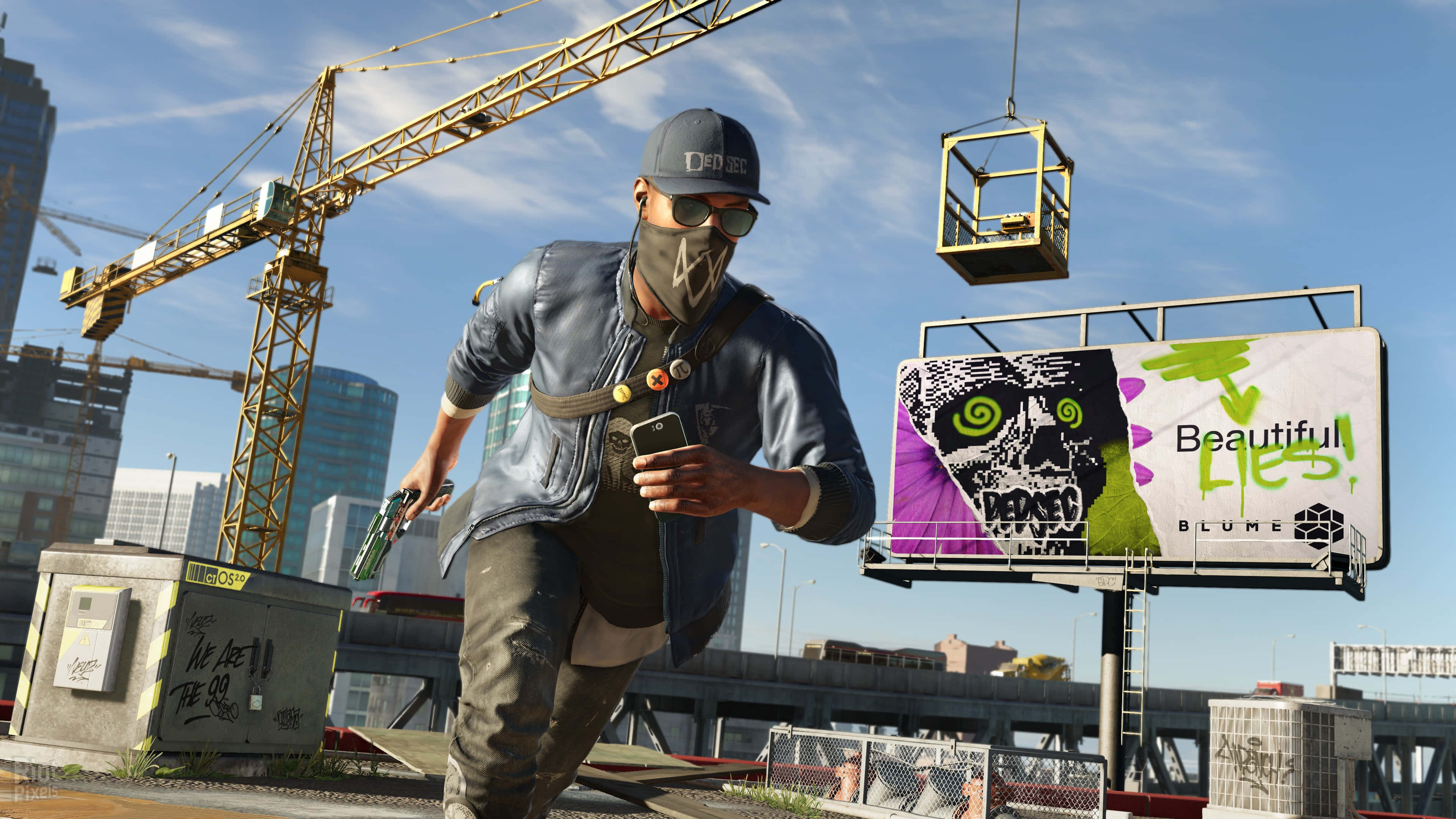 Watch Dogs 2, 4K, leather jacket, 4K Desktop Wallpaper