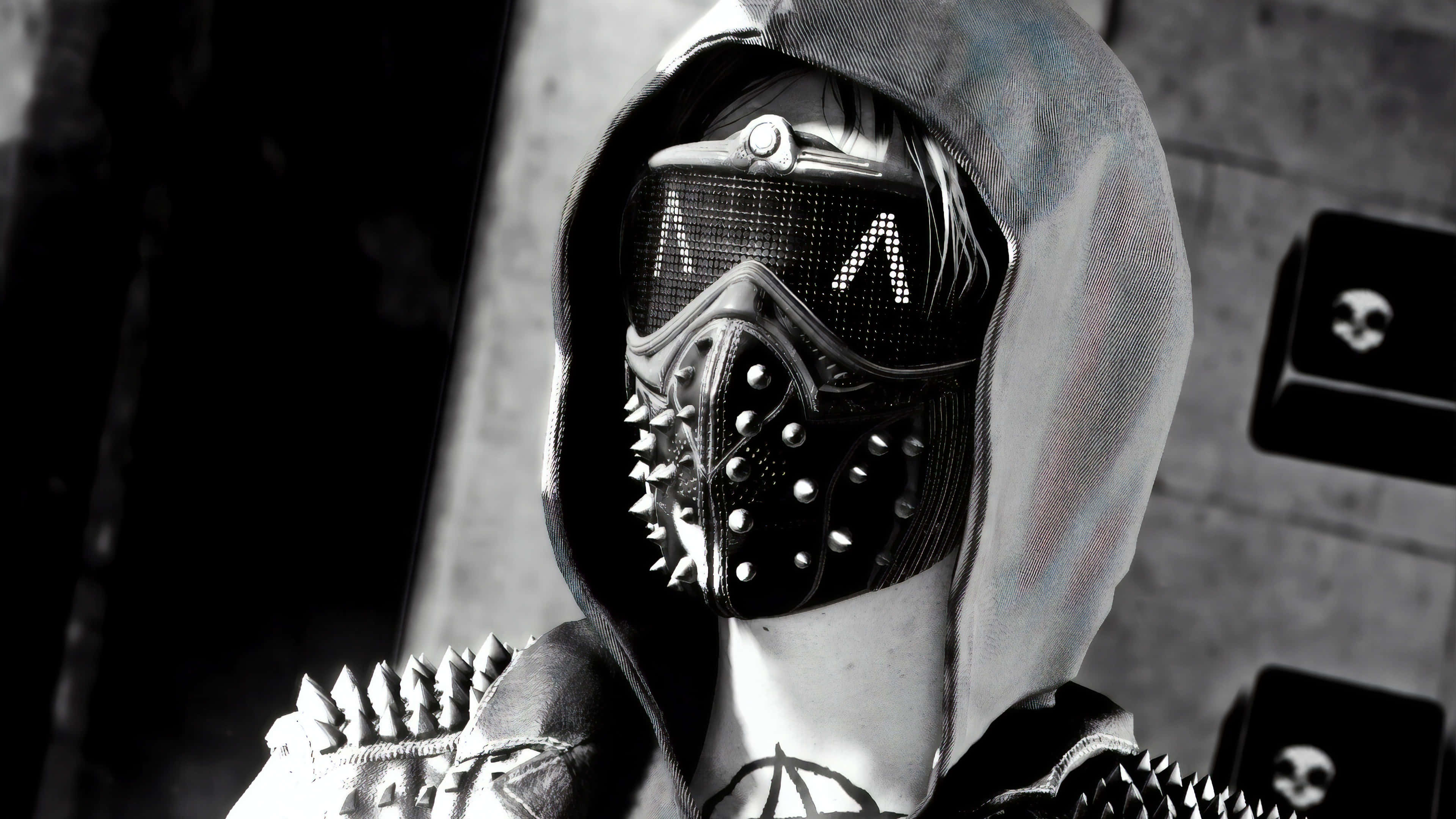Watch Dogs 2, 4K, spiked mask, 4K Desktop Wallpaper