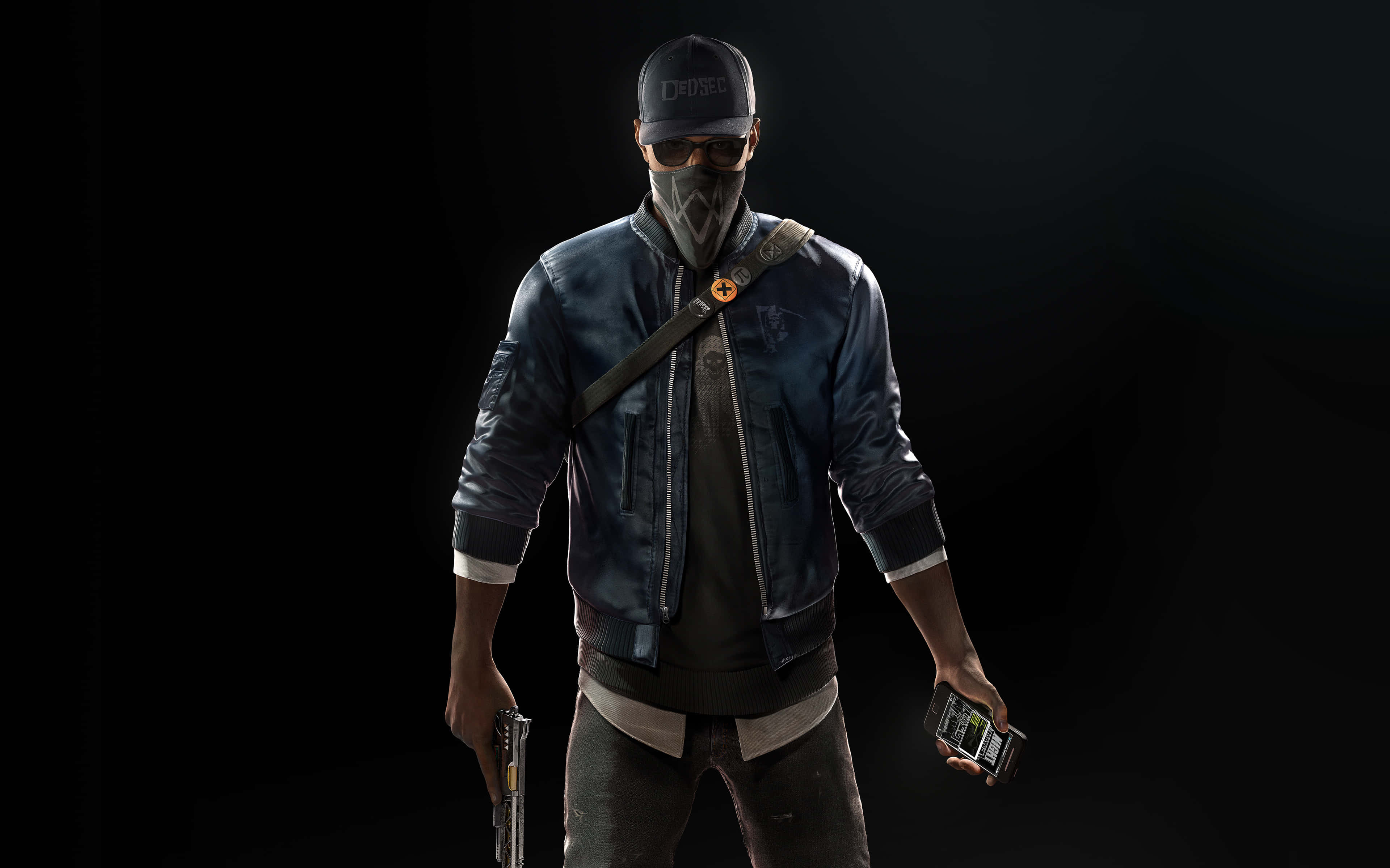 Watch Dogs 2, 4K, masked man, 4K Desktop Wallpaper