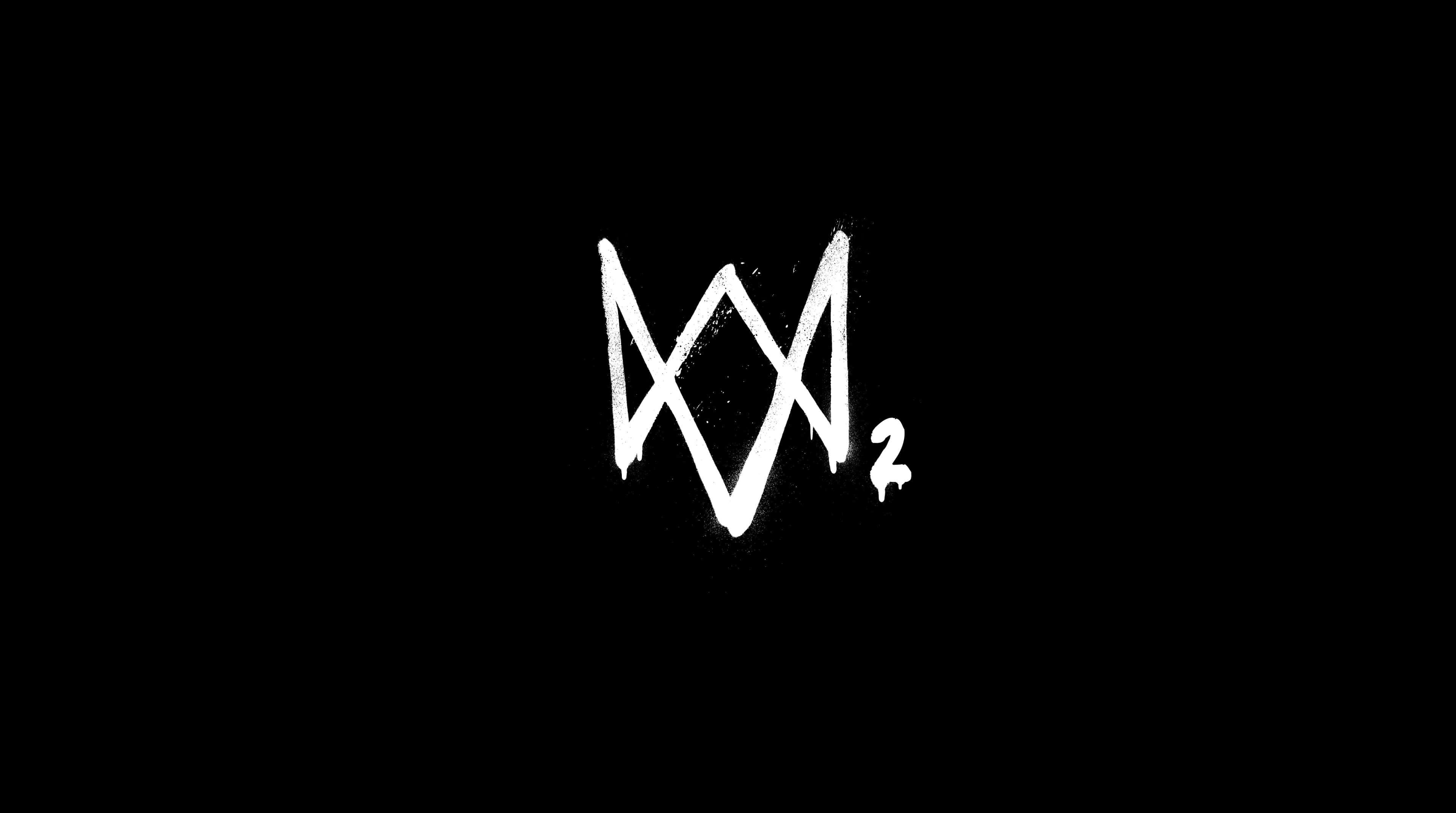 Watch Dogs 2, 4K, graffiti-style logo, 4K Desktop Wallpaper