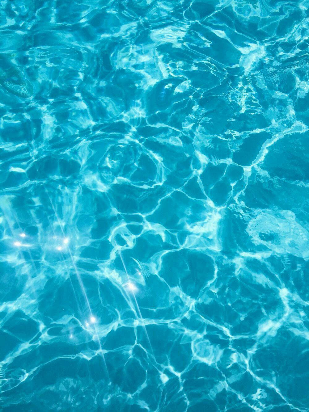 serene lake, sunlight, rippling turquoise pool water, HD Phone Wallpaper