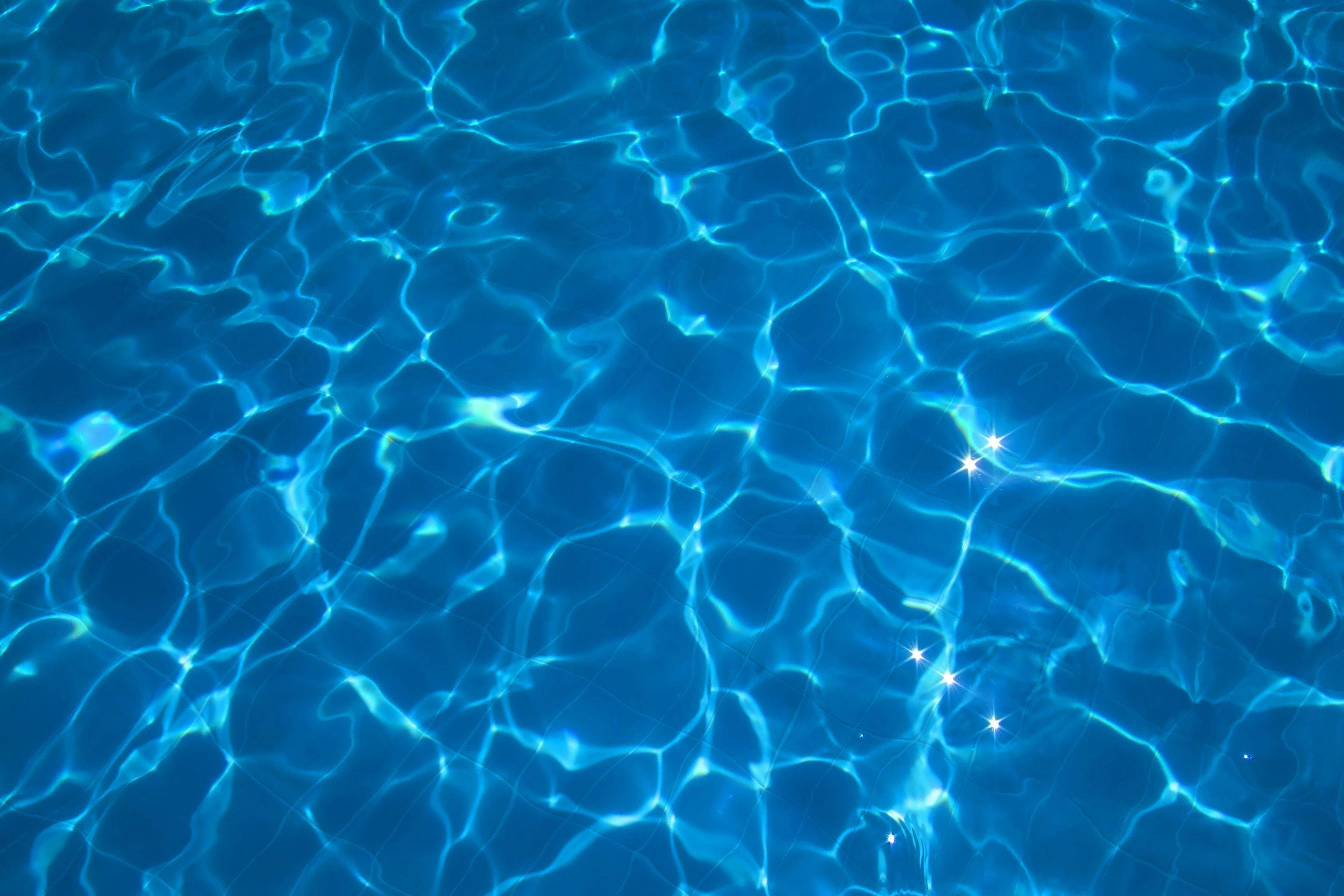 water aesthetic, sunlight, rippling blue pool water, 2K Desktop Wallpaper